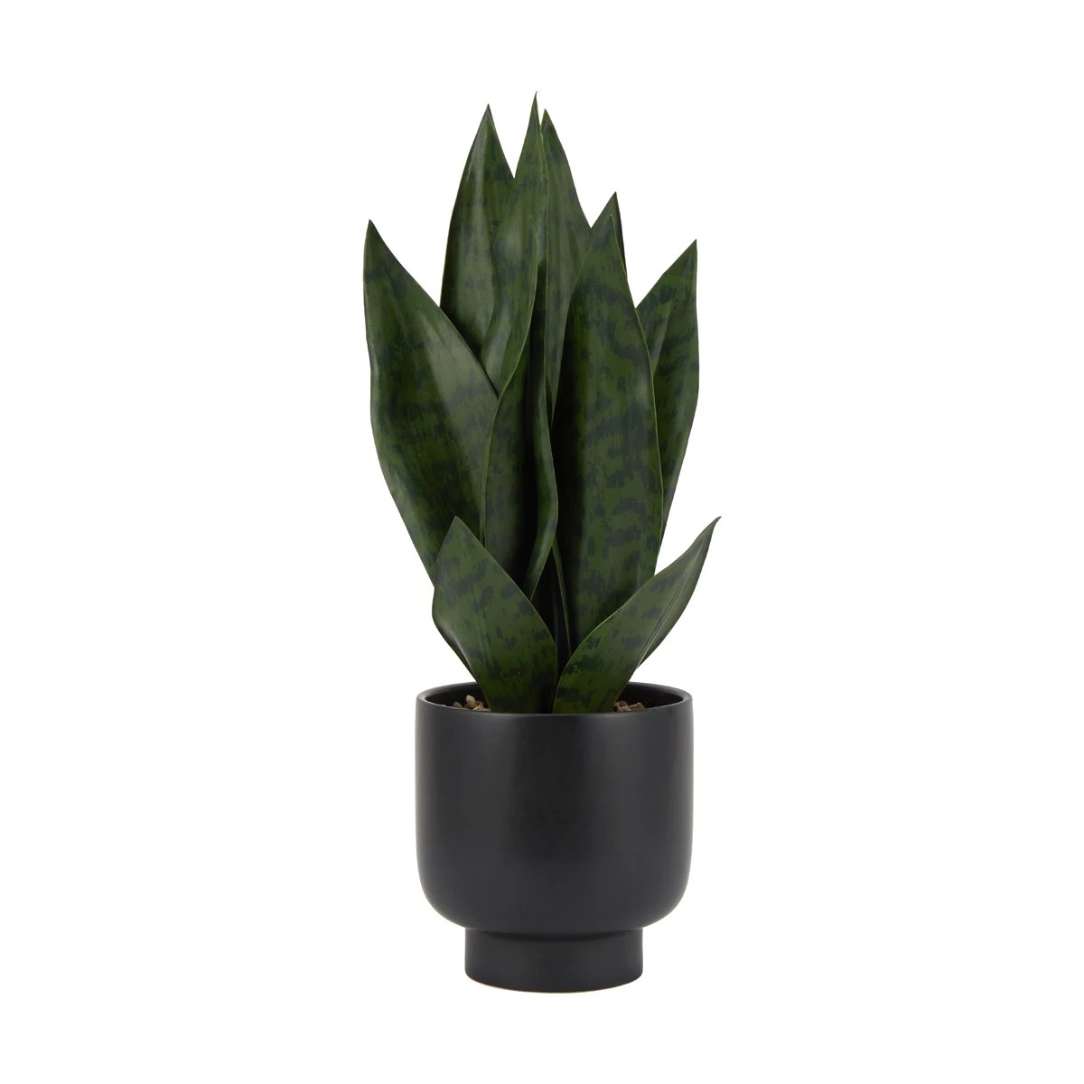 1 Artificial Snake Plant in Pot, 1 of 5