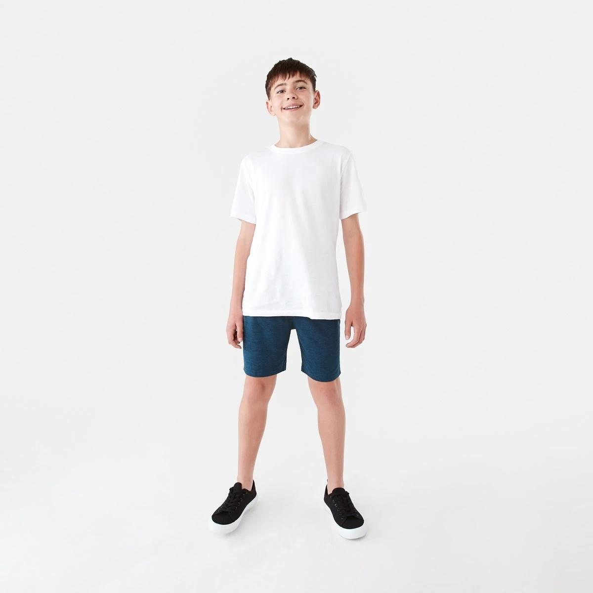 5 Active Kids Knit Shorts Text Blue, 5 of 8