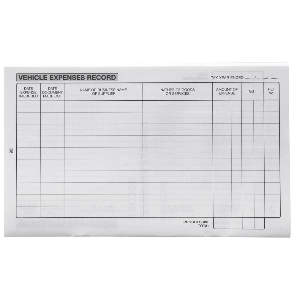 3 Zions Pocket Vehicle Log and Expenses Record Book, 3 of 4