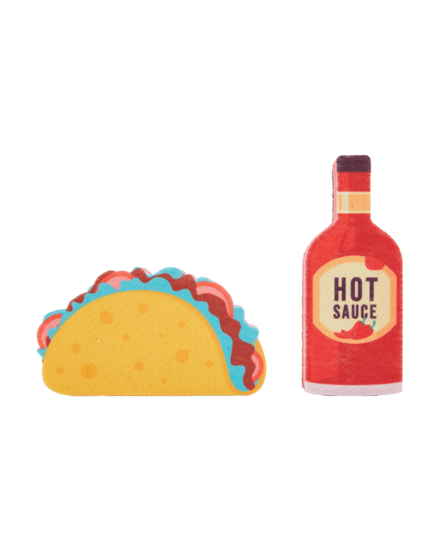 2 Pack Taco and Hot Sauce Spo