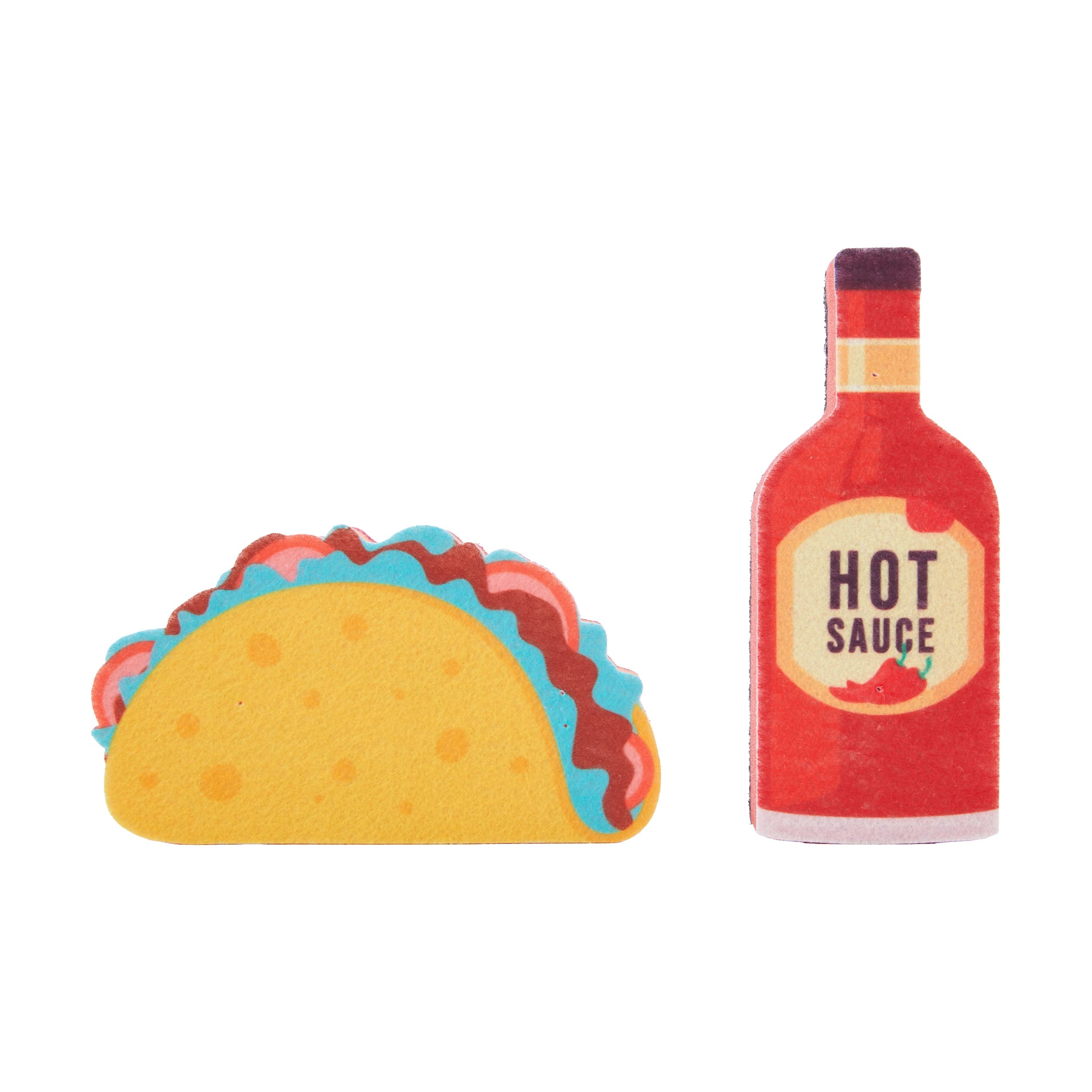 1 2 Pack Taco and Hot Sauce Sponges, 1 of 5