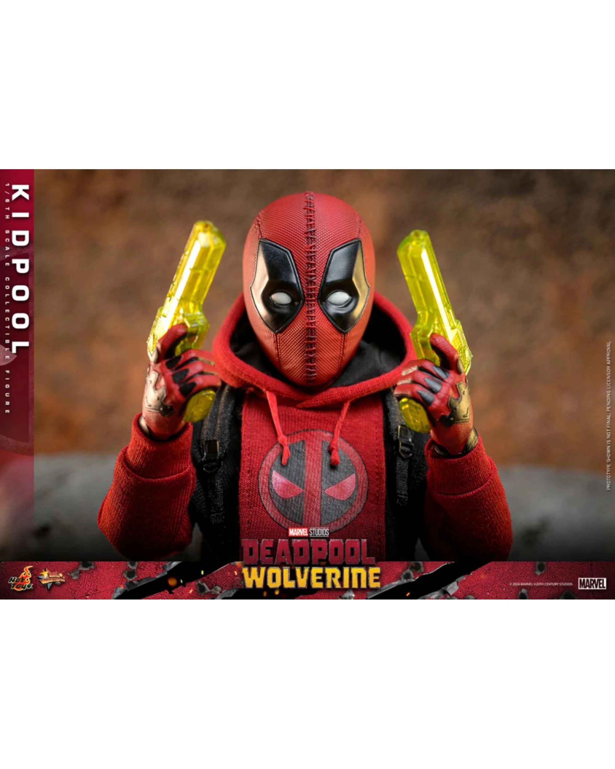 6 Hot Toys Deadpool and Wolverine: Kidpool 1:6 Scale Collectible Action Figure, 6 of 10