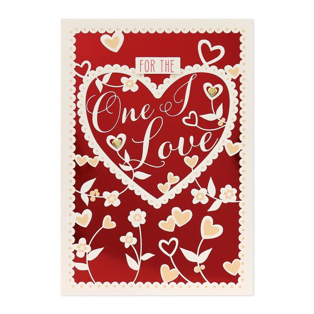 3 Hallmark Valentine's Day Card - For the One I Love, 3 of 3