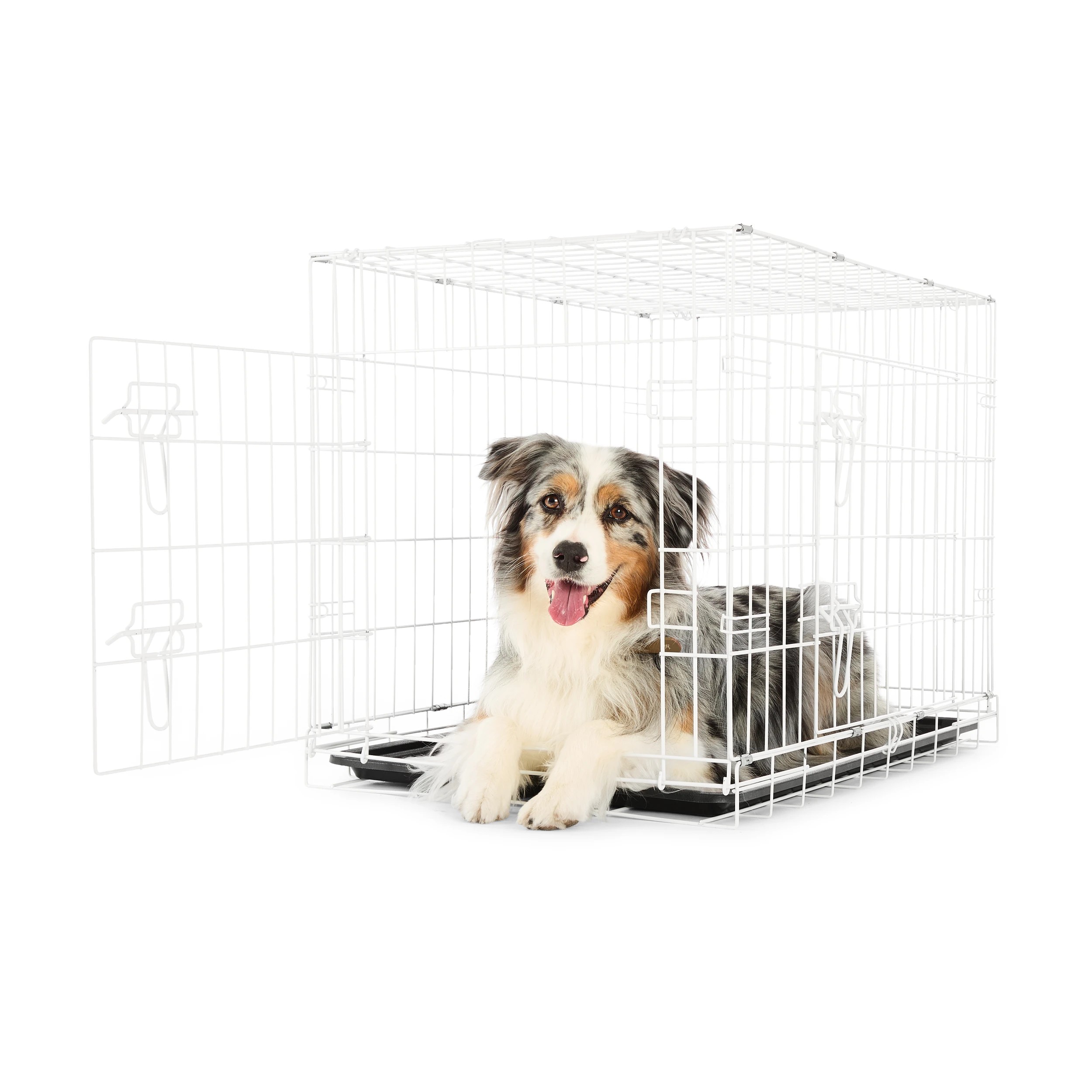 2 Pet Crate - White, Medium, 2 of 10