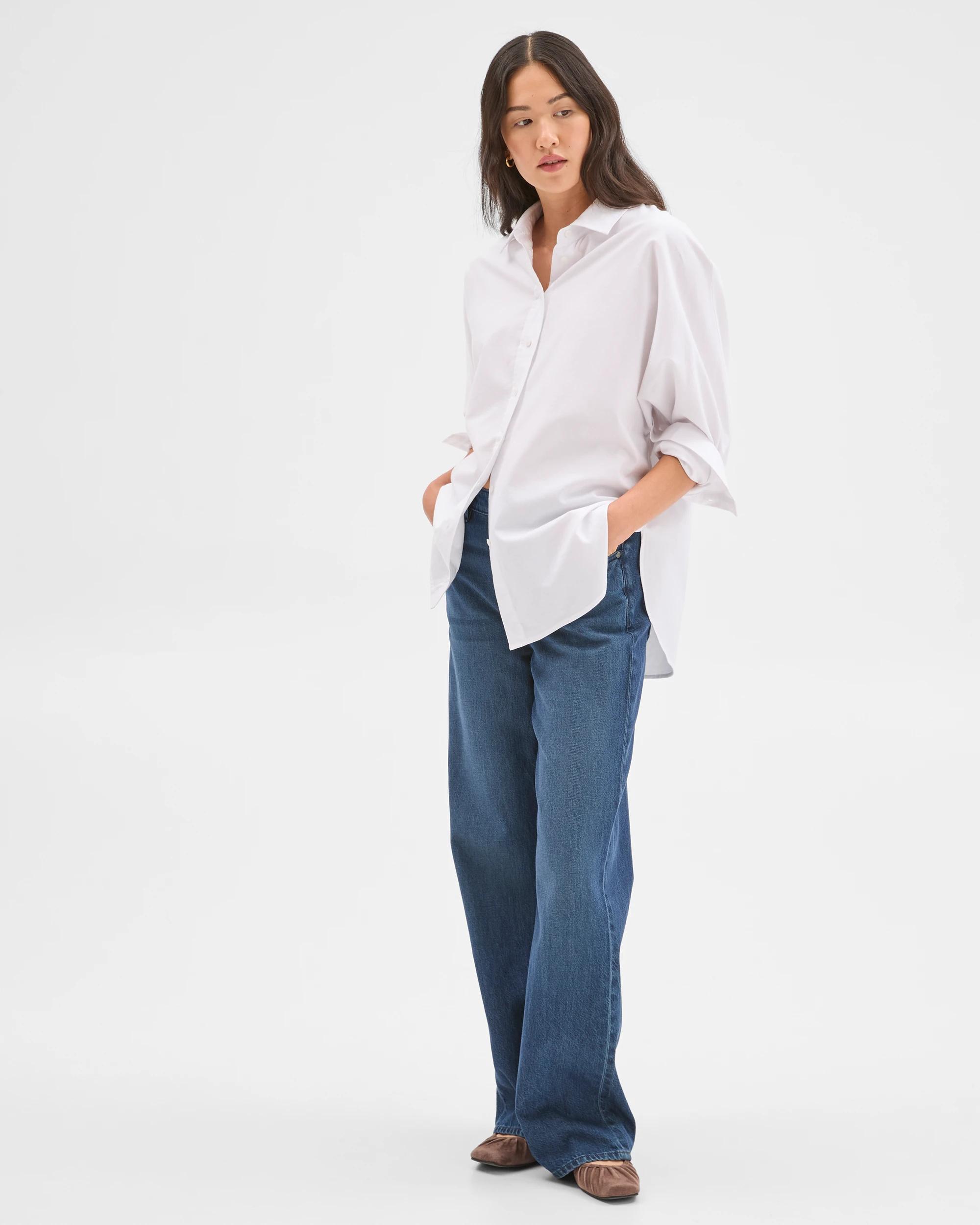 3 Target Woman Australian Cotton Batwing Shirt WHITE, 3 of 7