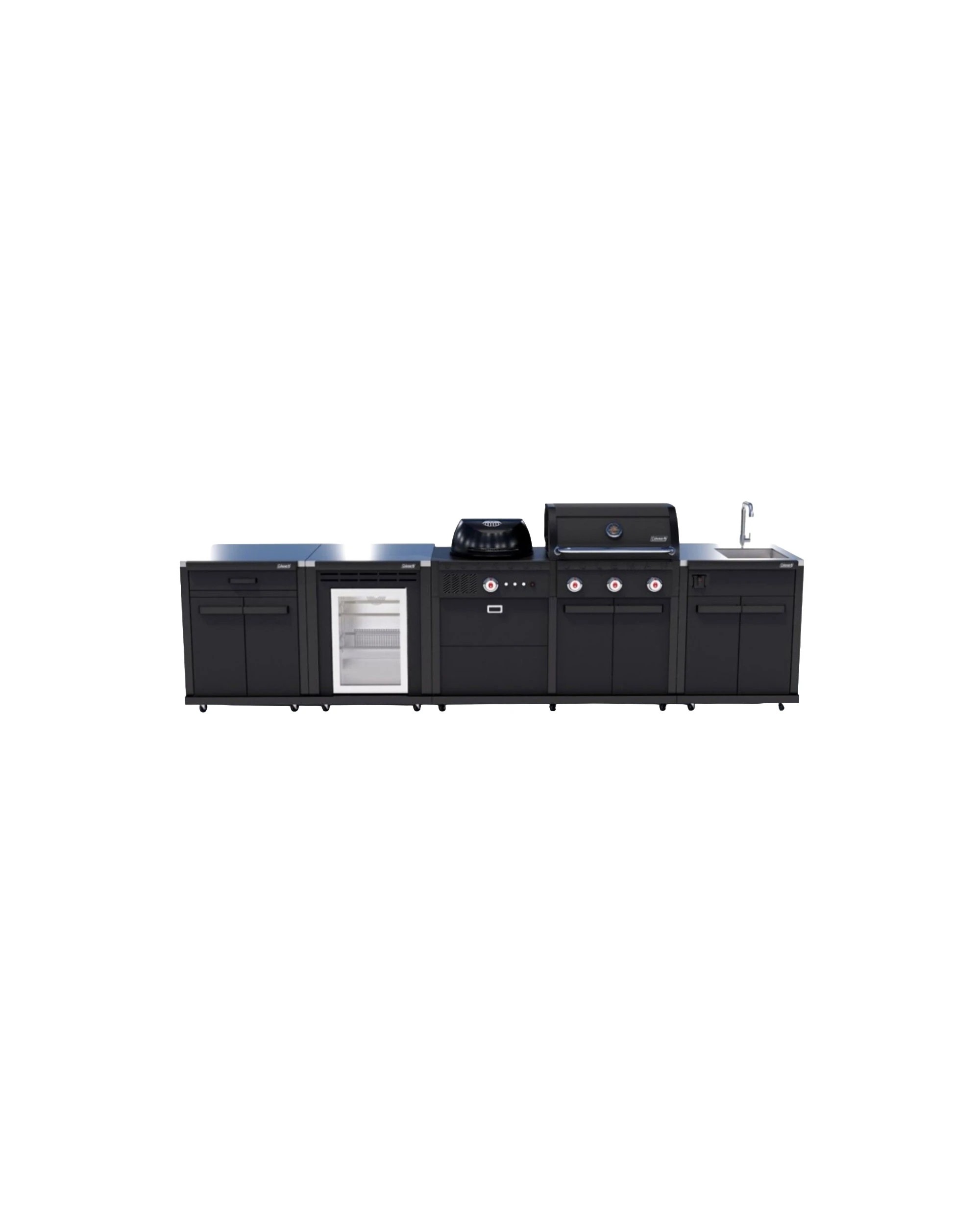 1 Coleman Revolution Dual Fuel Kitchen/Sink Fridge & Storage Modules - Matt - Black, 1 of 8
