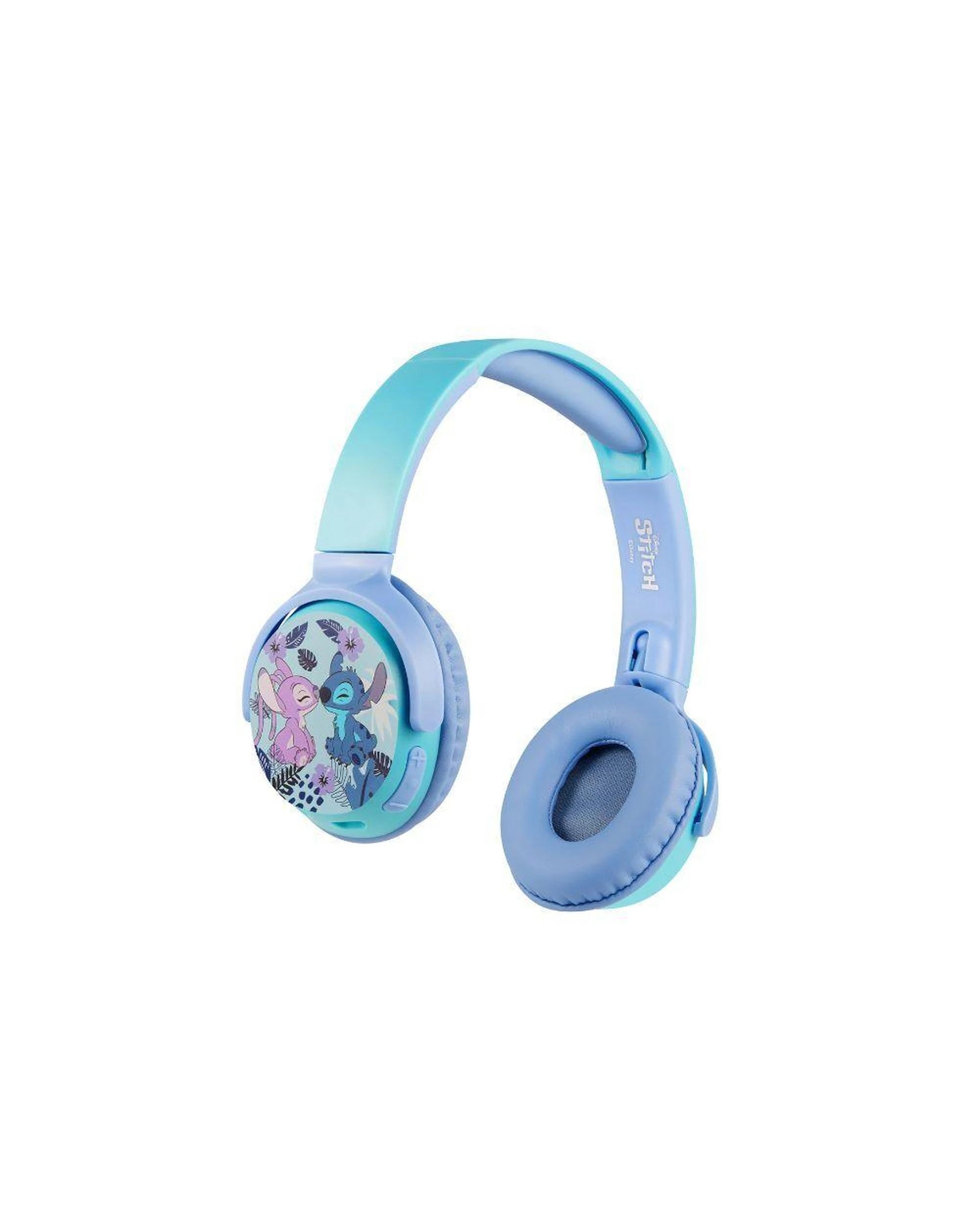 2 Disney Stitch Kids Bluetooth Headphones 85dB Volume Limit Foldable, 2 of 3