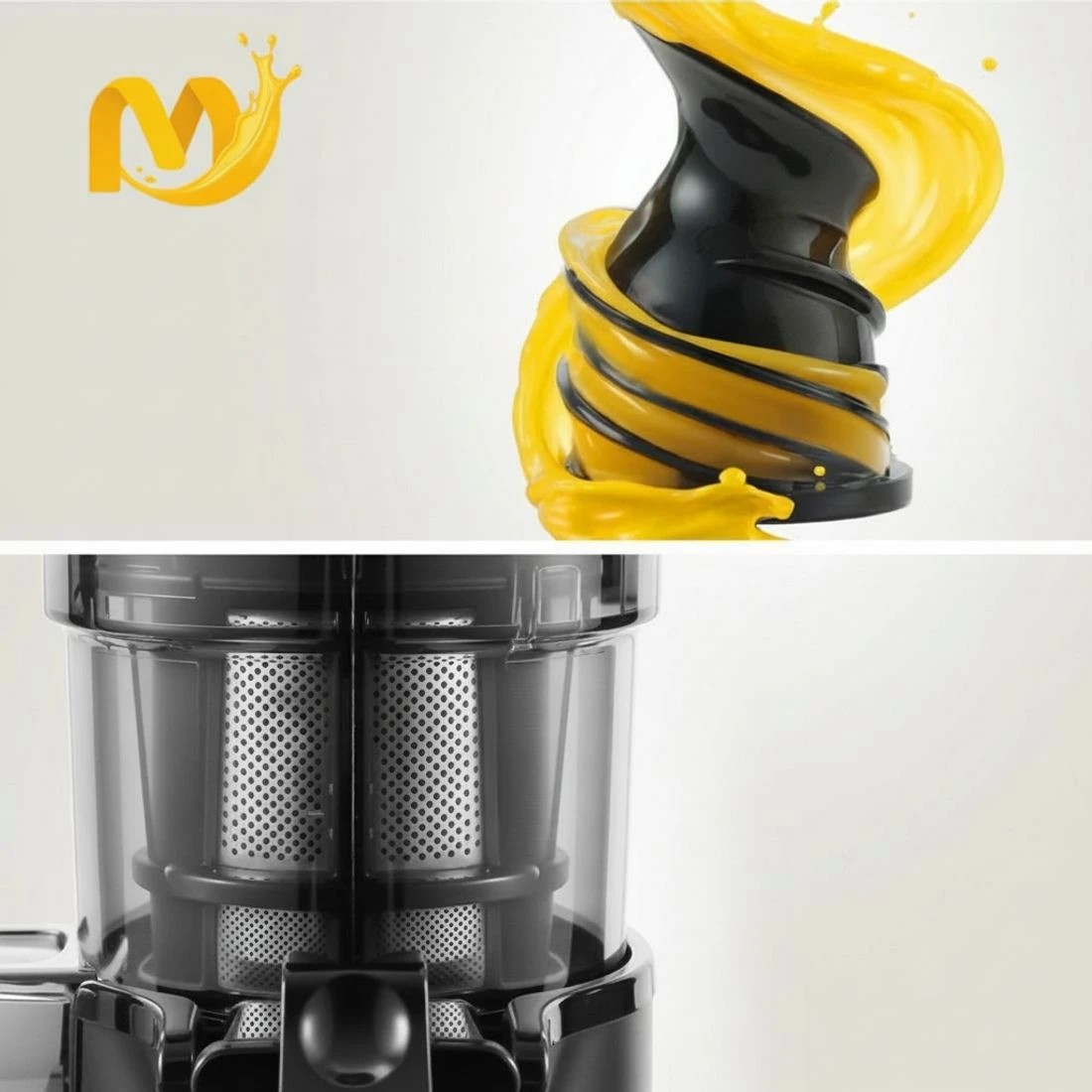 5 Devanti Slow Juicer Cold Press Fruit Juice Extractor 130W - Black, 5 of 5