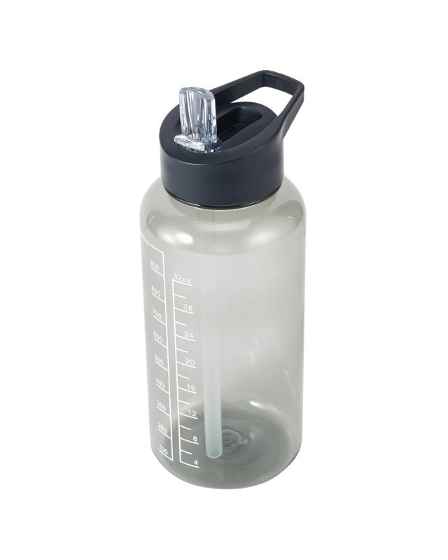 1L Grey Drink Bottle with Ha
