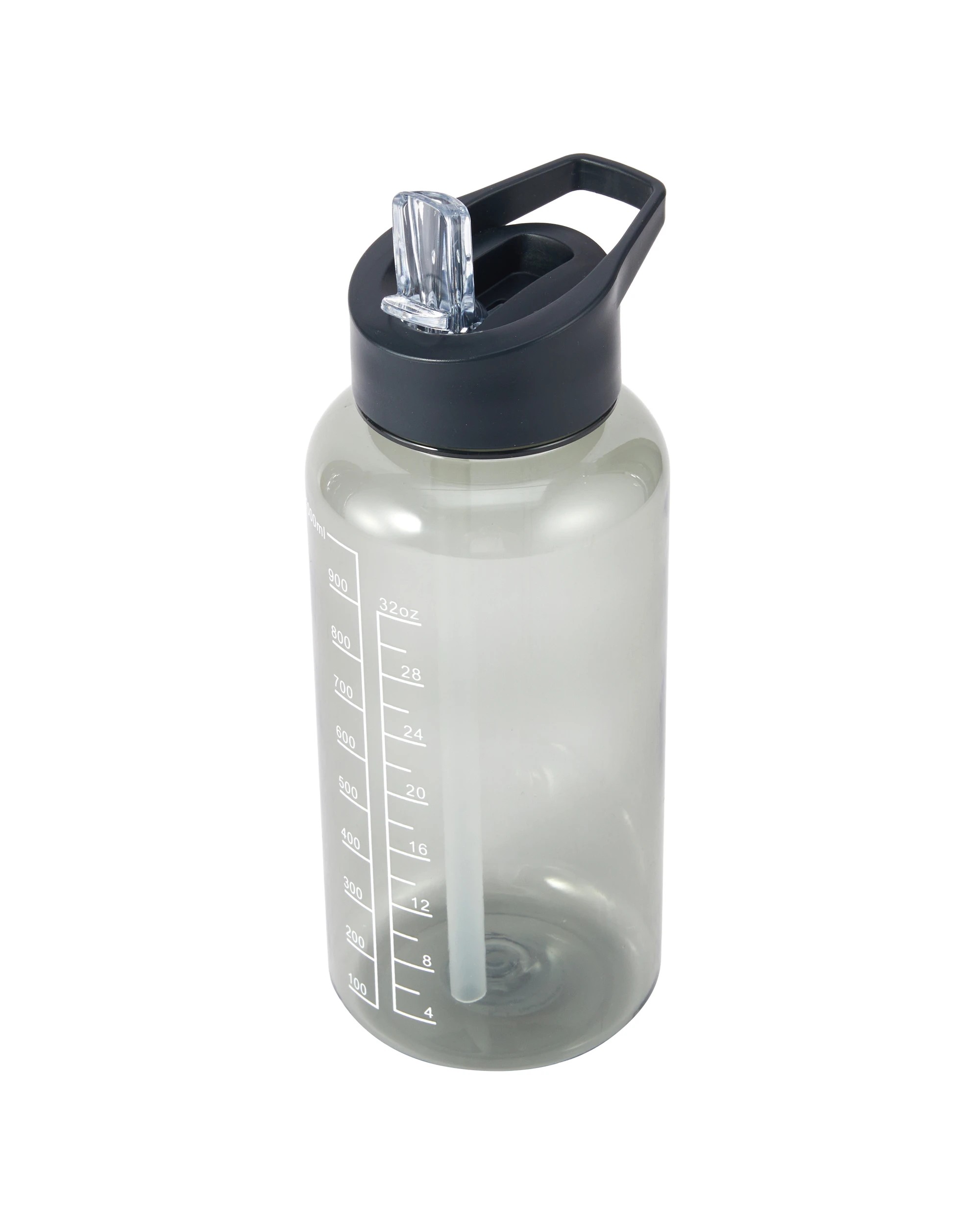 1 1L Grey Drink Bottle with Handle, 1 of 7