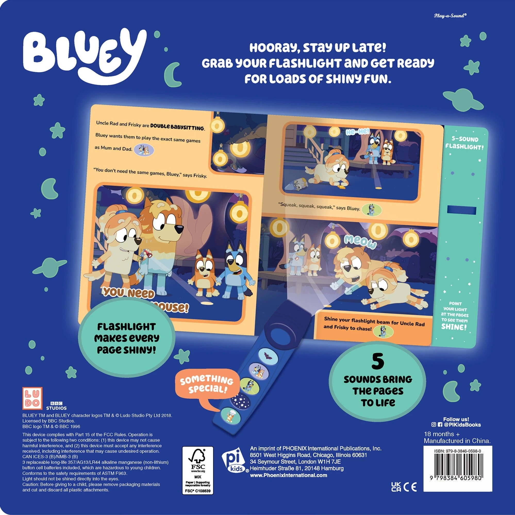 2 Bluey: Oooh, Shiny! A Bluey Flashlight Sound Book, 2 of 5