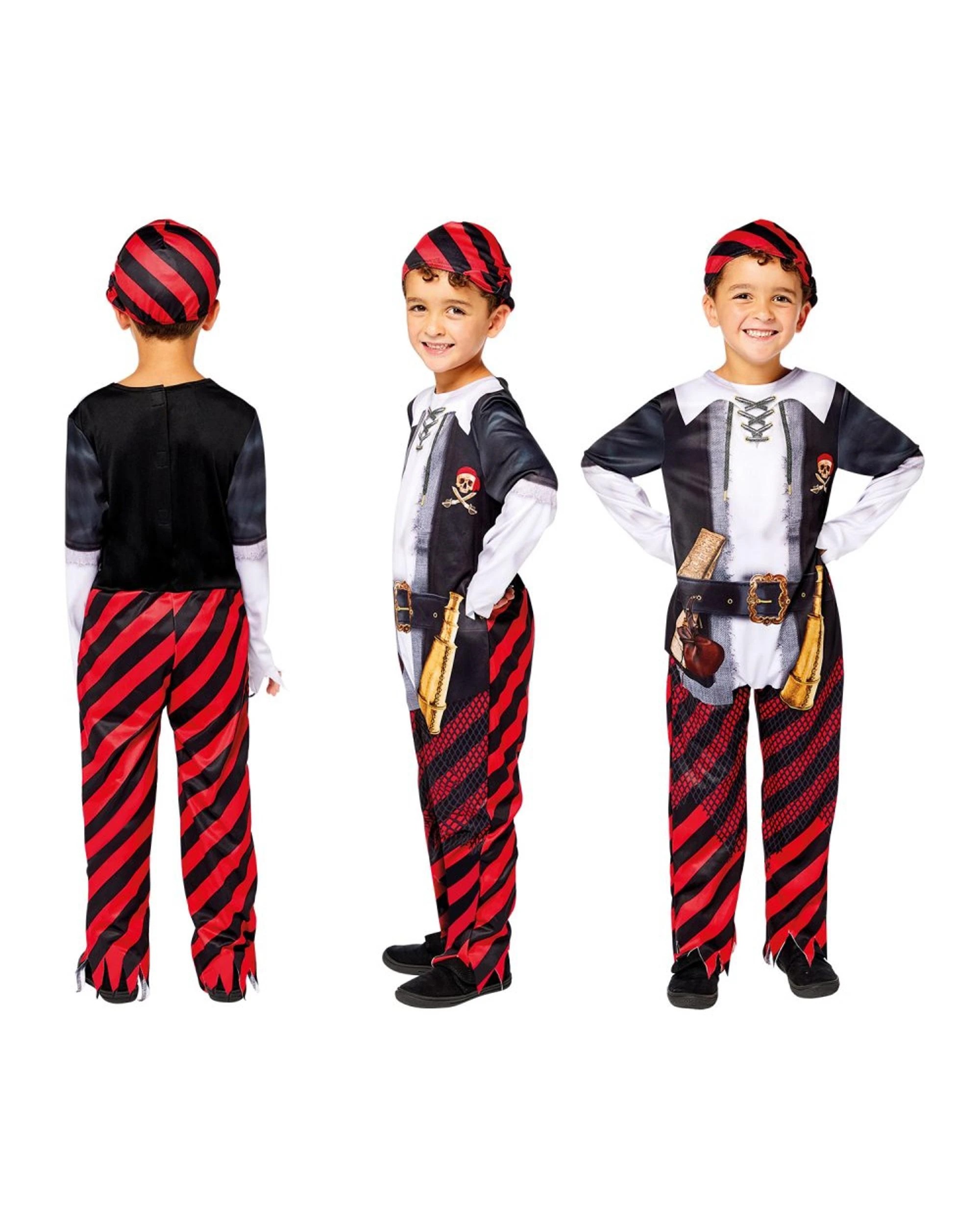 2 Pirate Sustainable Child Costume Size 4-6 Years, 2 of 3
