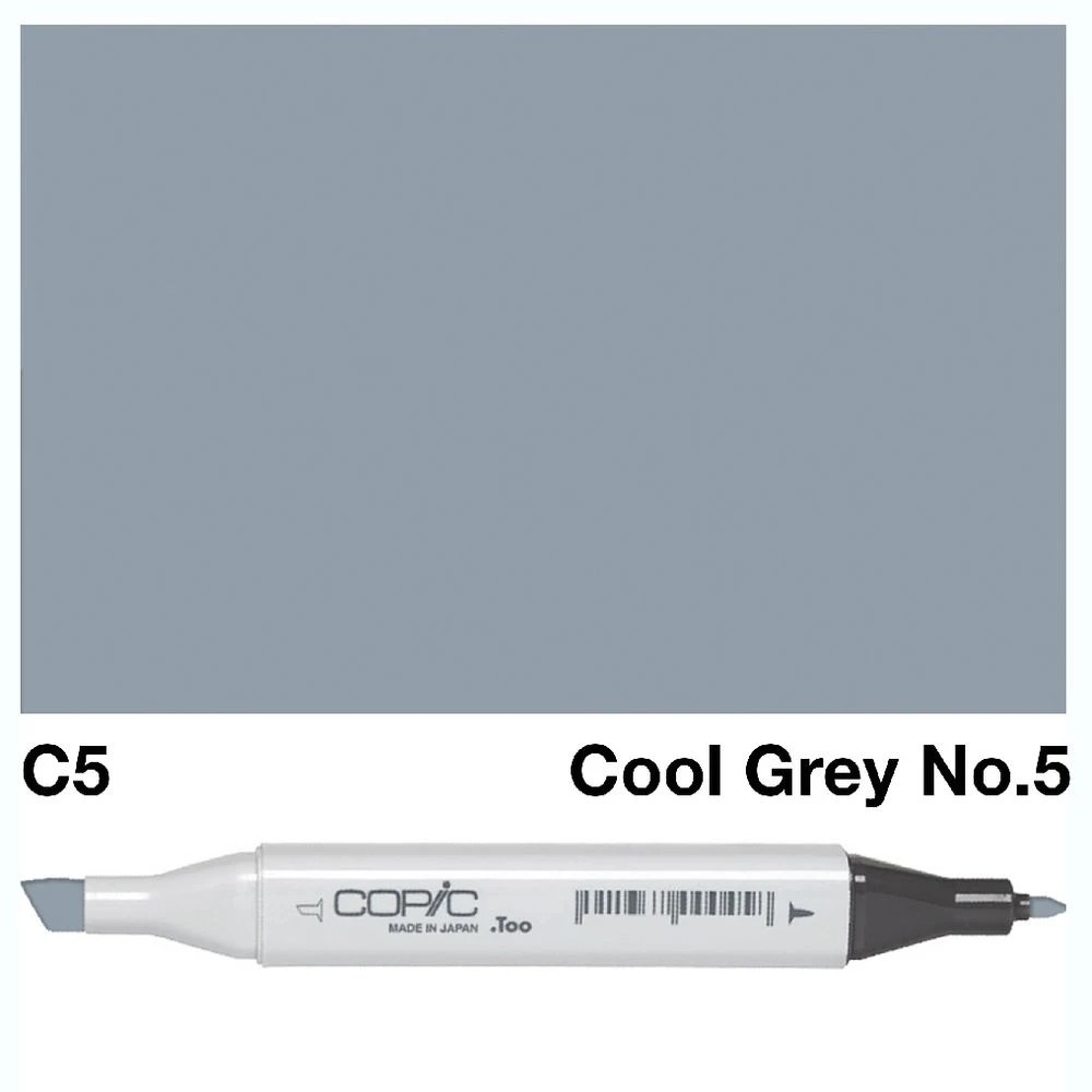 3 Copic Classic Original Dual Nib Marker C5 Cool Gray No.5, 3 of 3