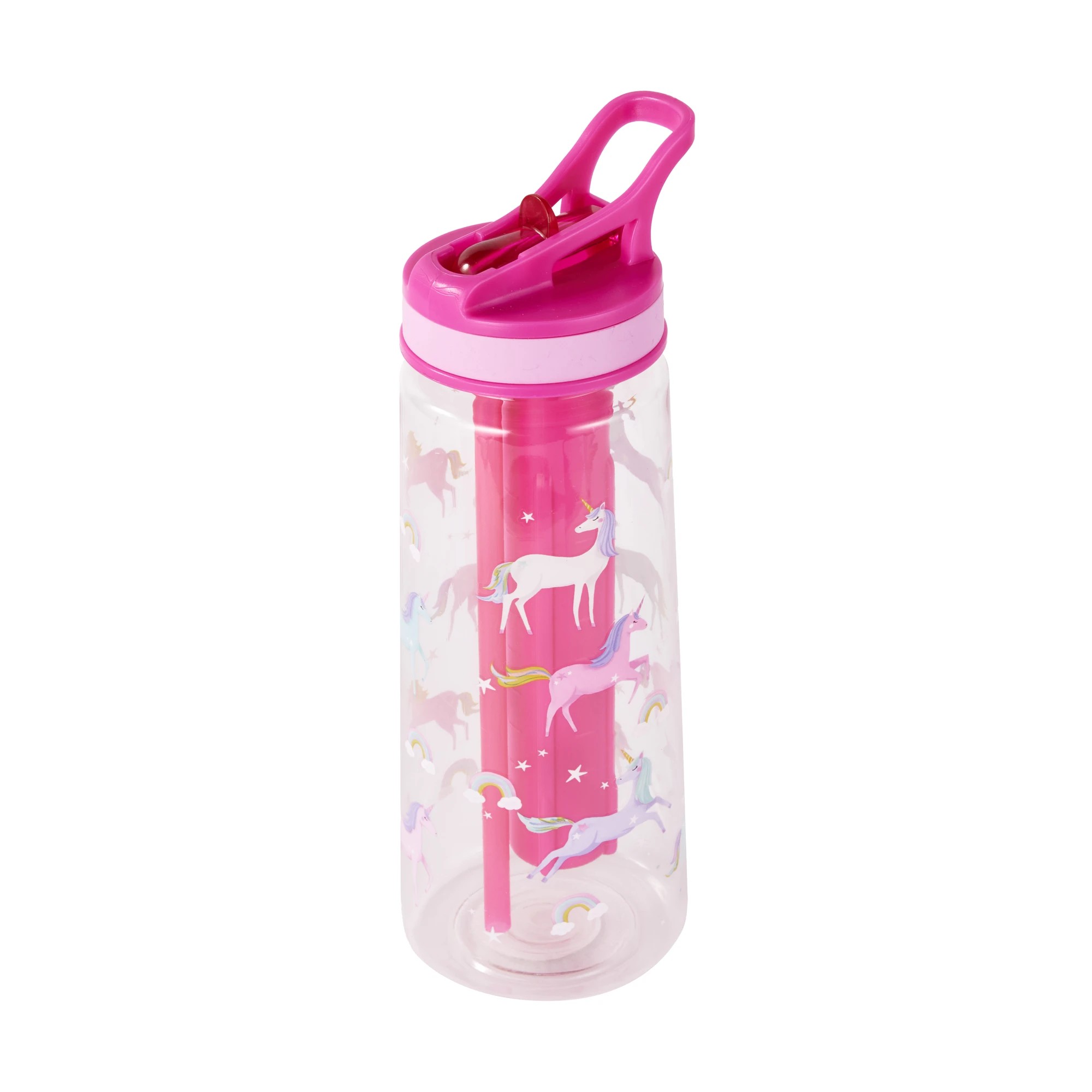 5 650ml Pink Unicorn Flared Drink Bottle, 5 of 8