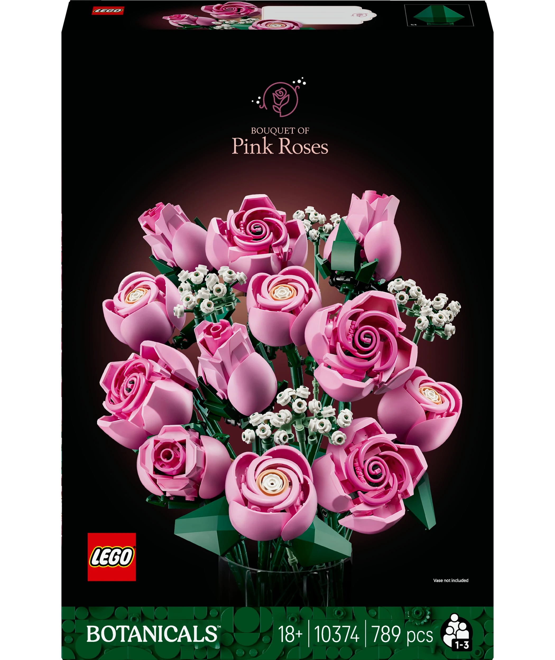 1 LEGO Botanicals Bouquet of Pink Roses 10374, 1 of 9