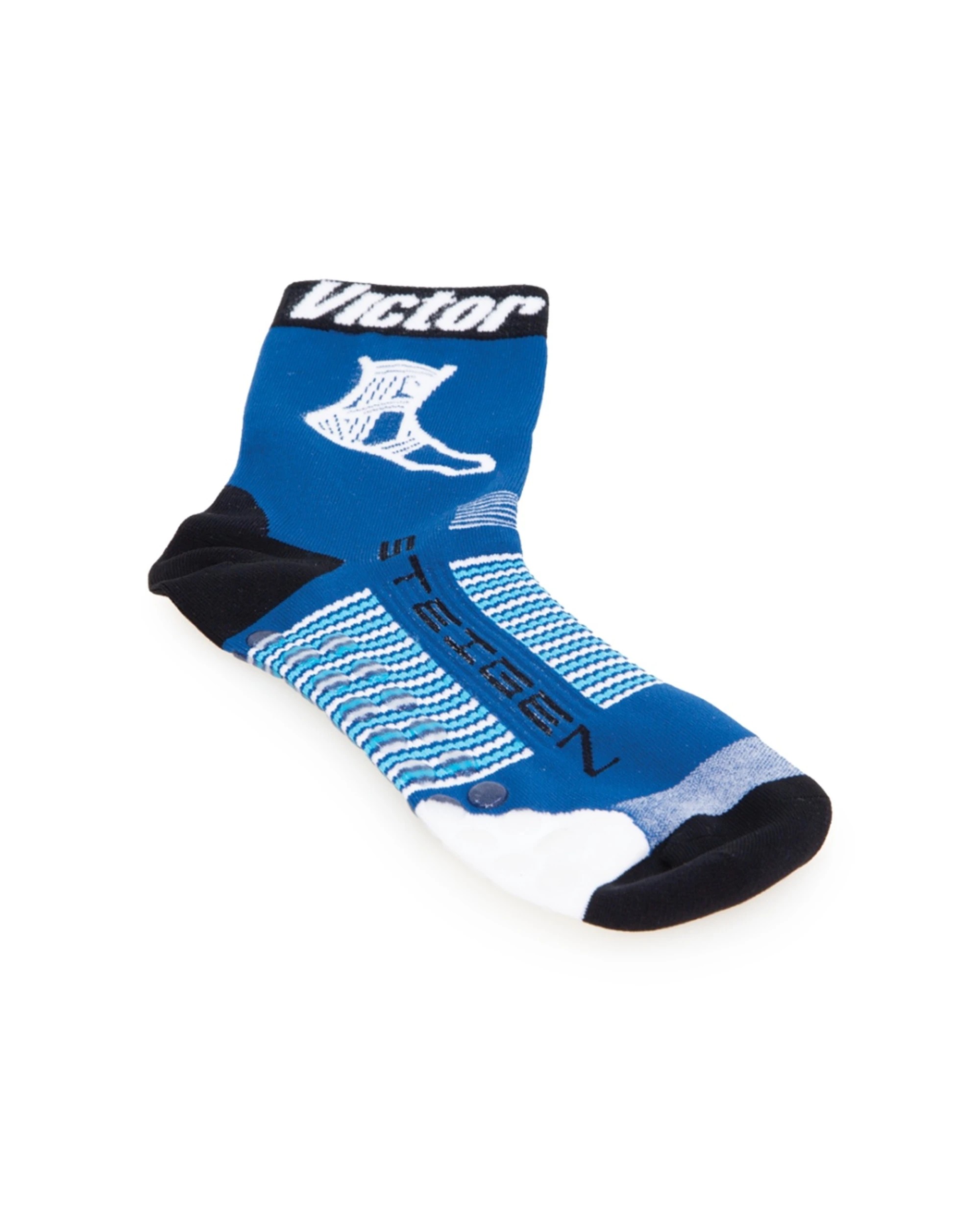 6 Victor Sports Super Thin Socks Nylon Pilates Non-Slip - Multi, 6 of 7