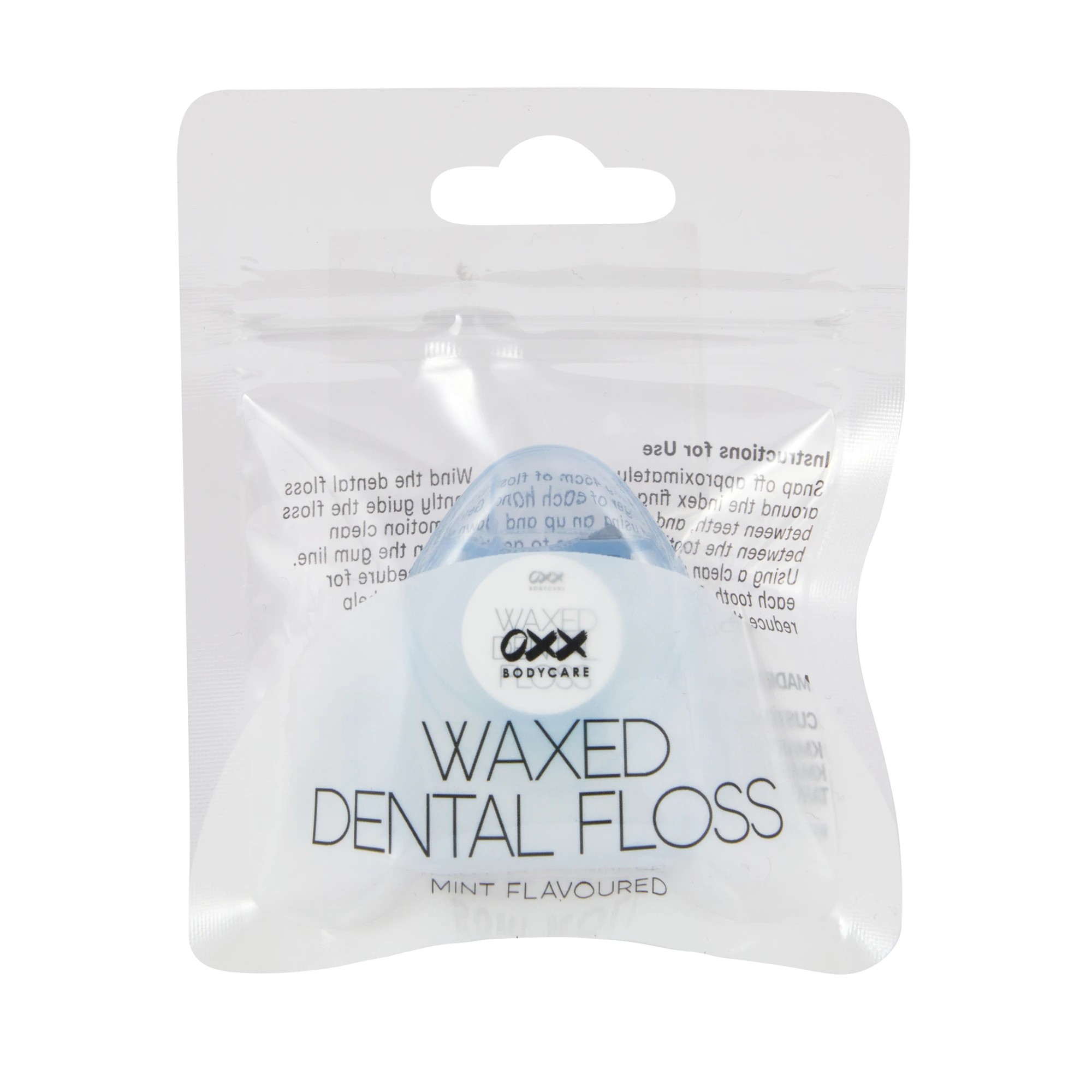 1 OXX Bodycare 50m Waxed Dental Floss Roll - Mint Flavoured, 1 of 5