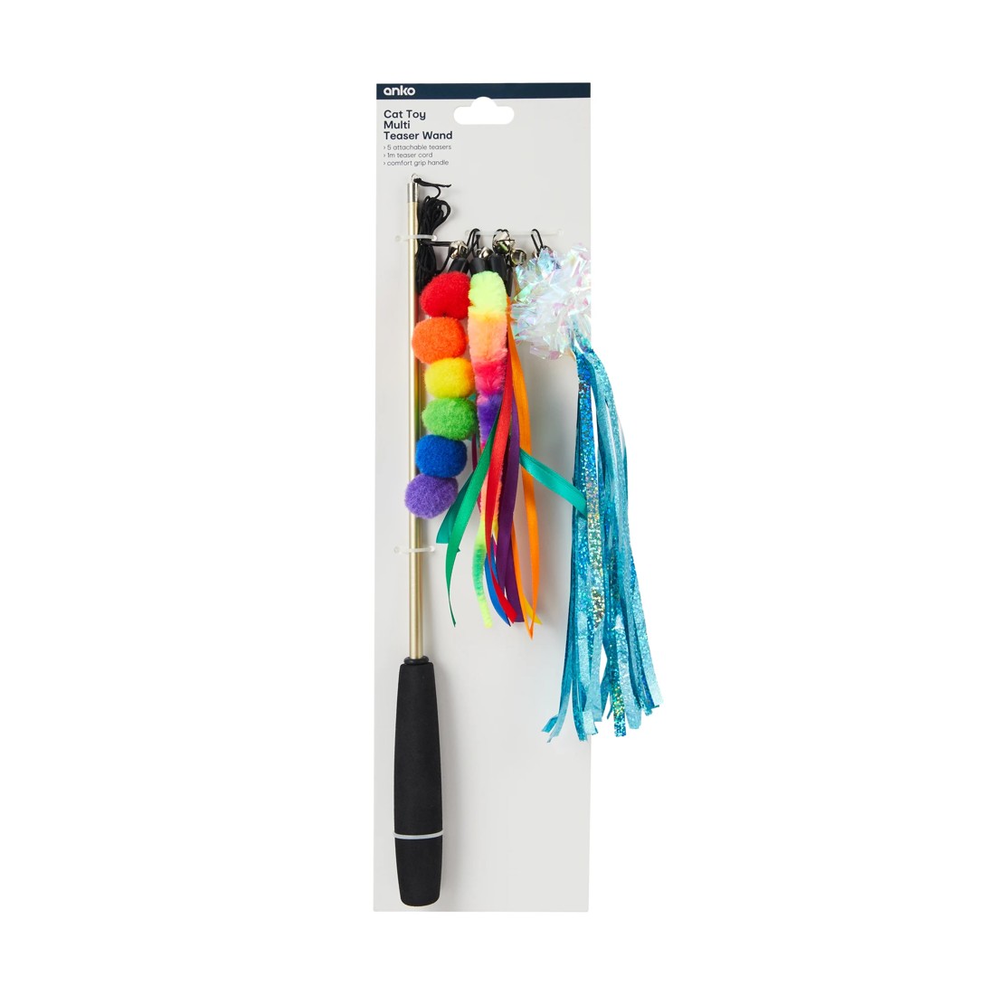 6 Cat Toy Multi Teaser Wand, 6 of 6