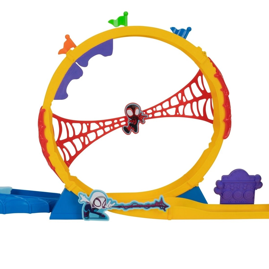 7 Disney Junior Marvel Spidey and his Amazing Friends: Spidey Amazing Metals Super Loop Track Set, 7 of 10