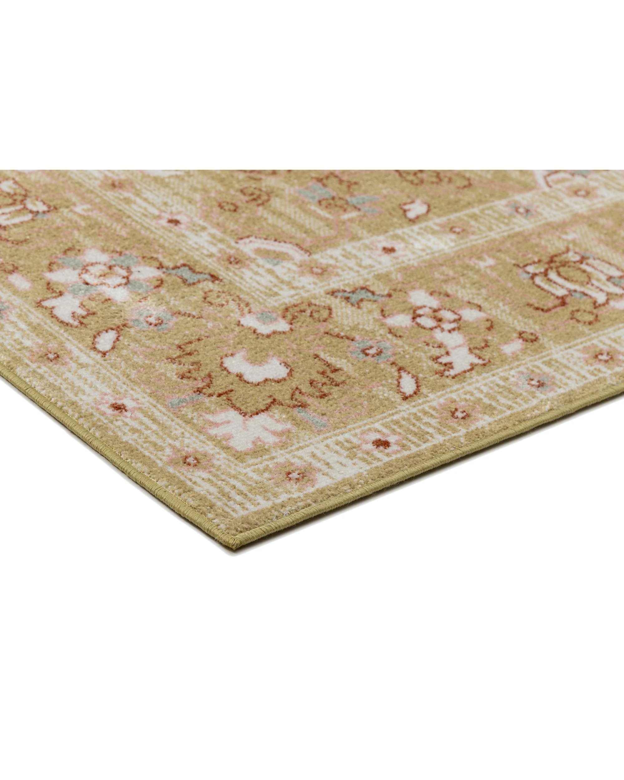 4 Loopsie Gardsten Bronze Traditional Washable Rug - Beige, 4 of 8