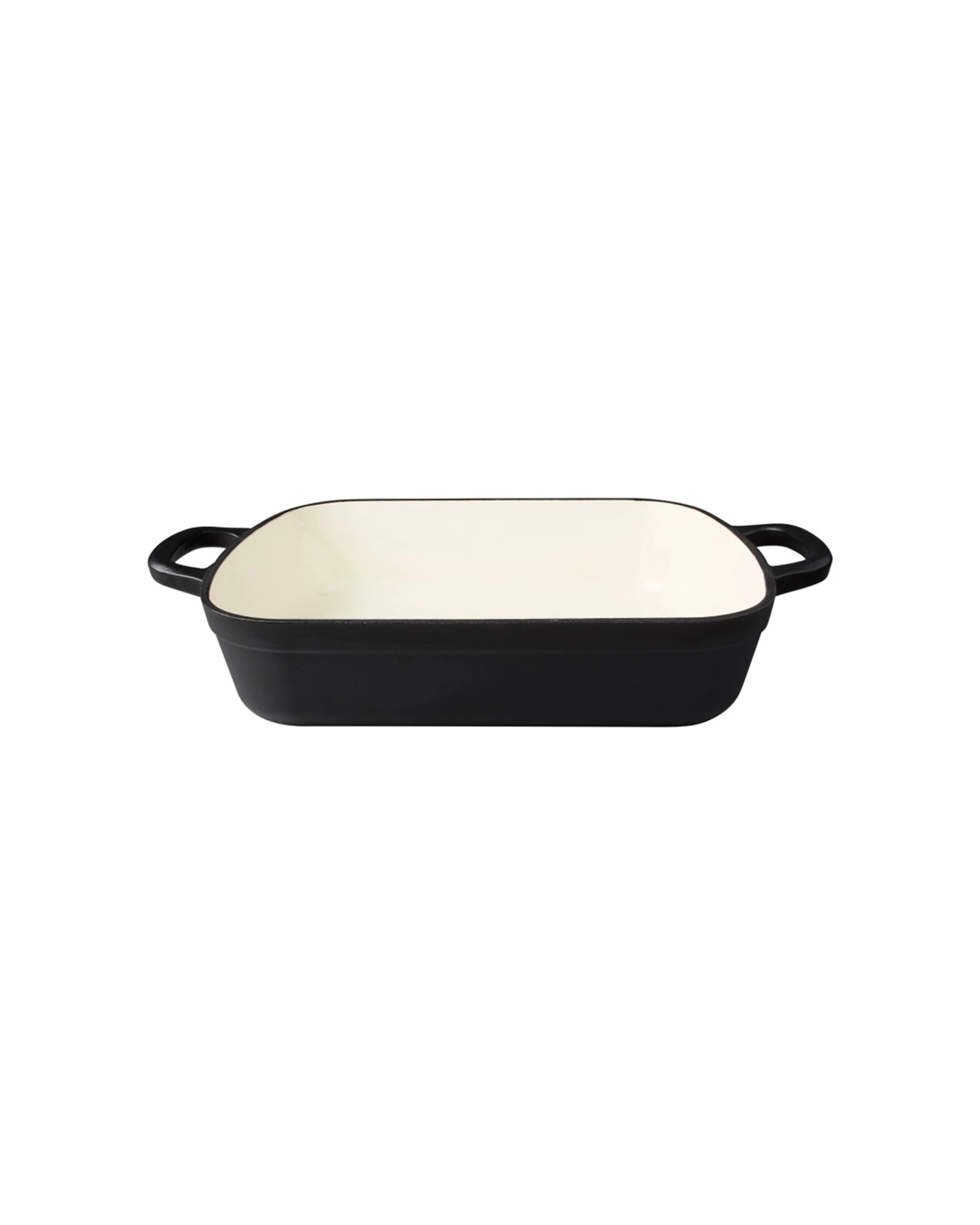 1 Maxwell & Williams Cast Iron Roaster 3L Bakeware Oven Safe 28x21cm - Black, 1 of 6