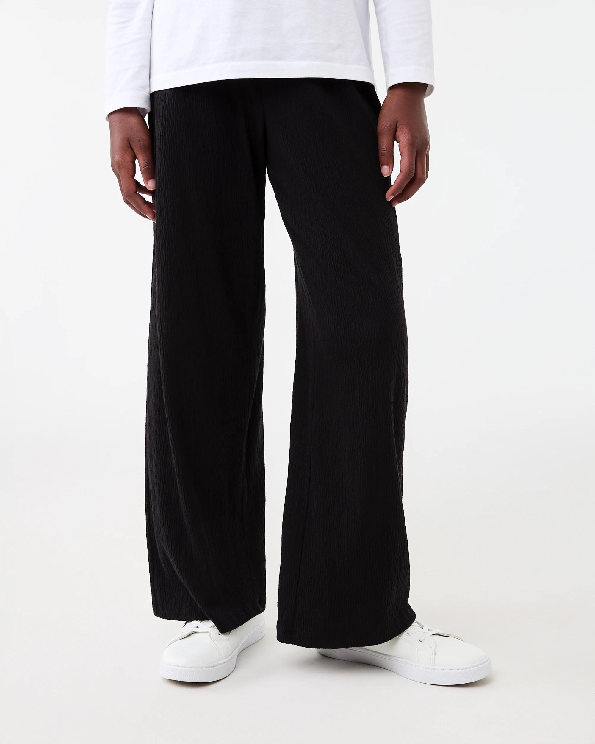 1 Crinkle Pants BLACK, 1 of 6
