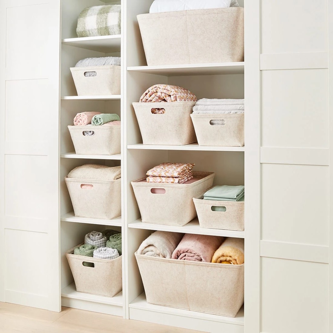 10 Felt Tub - Large, Beige, 10 of 10