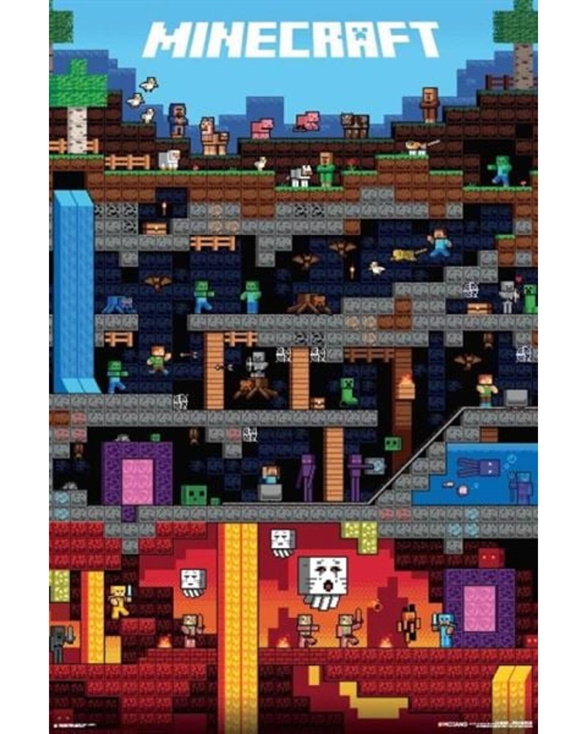 1 Minecraft Wordly Poster, 1 of 1
