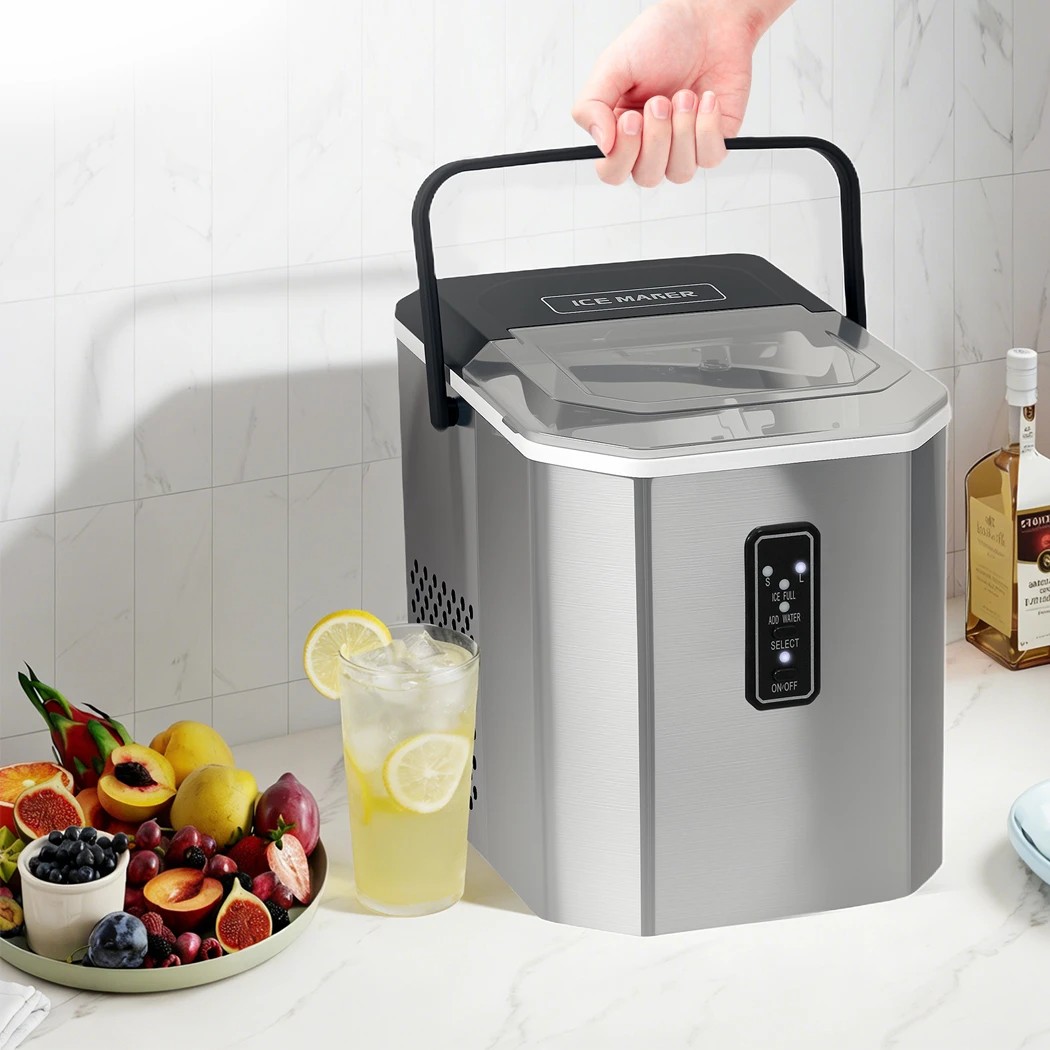 7 Spector Portable Ice Maker Machine with Self-Cleaning For Home Bar Black, 7 of 8