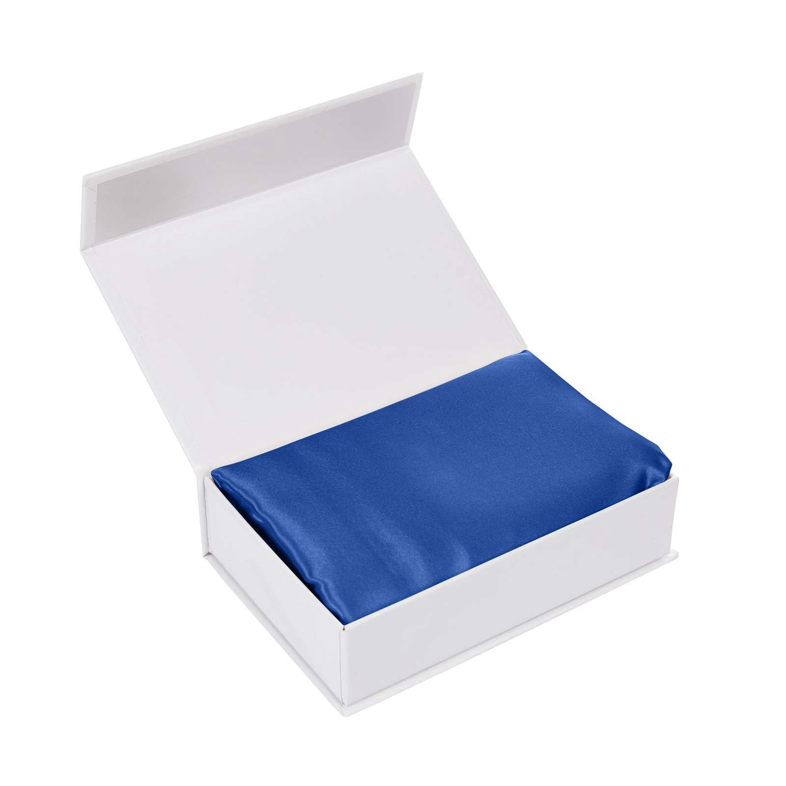 10 Casa Decor Luxury Satin Pillowcase Set With Gift Box Luxury Bedding Twin Pack - Blue, 10 of 10