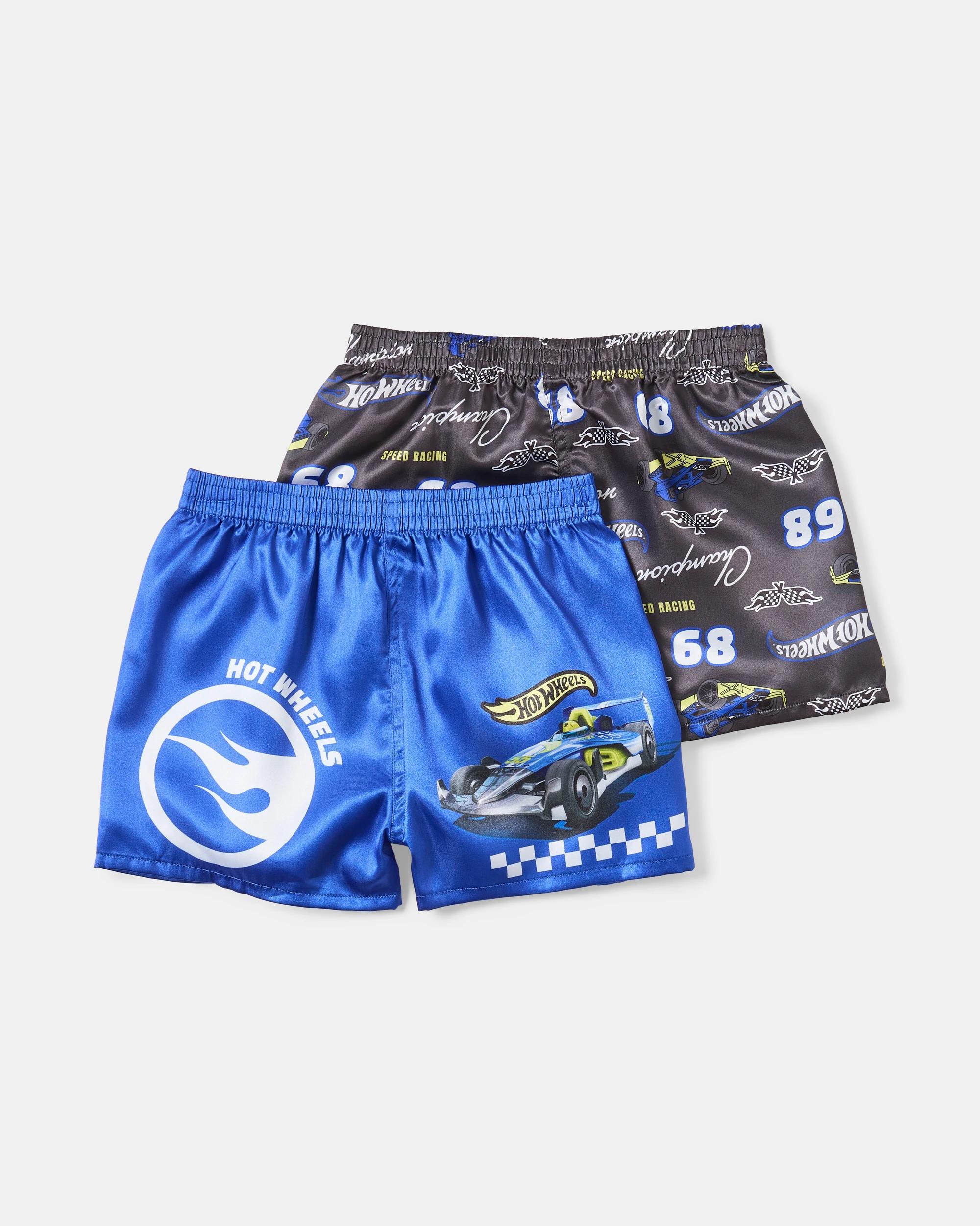 1 2 Pack Hot Wheels License Satin Boxers Hotwheels, 1 of 3