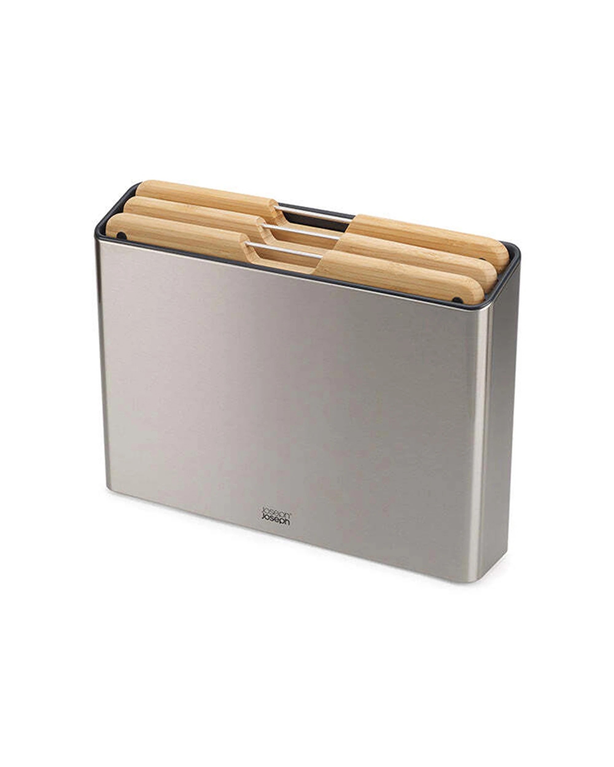 1 Joseph Joseph Folio Steel Bamboo Chopping Board 3pc Set - Multi, 1 of 8