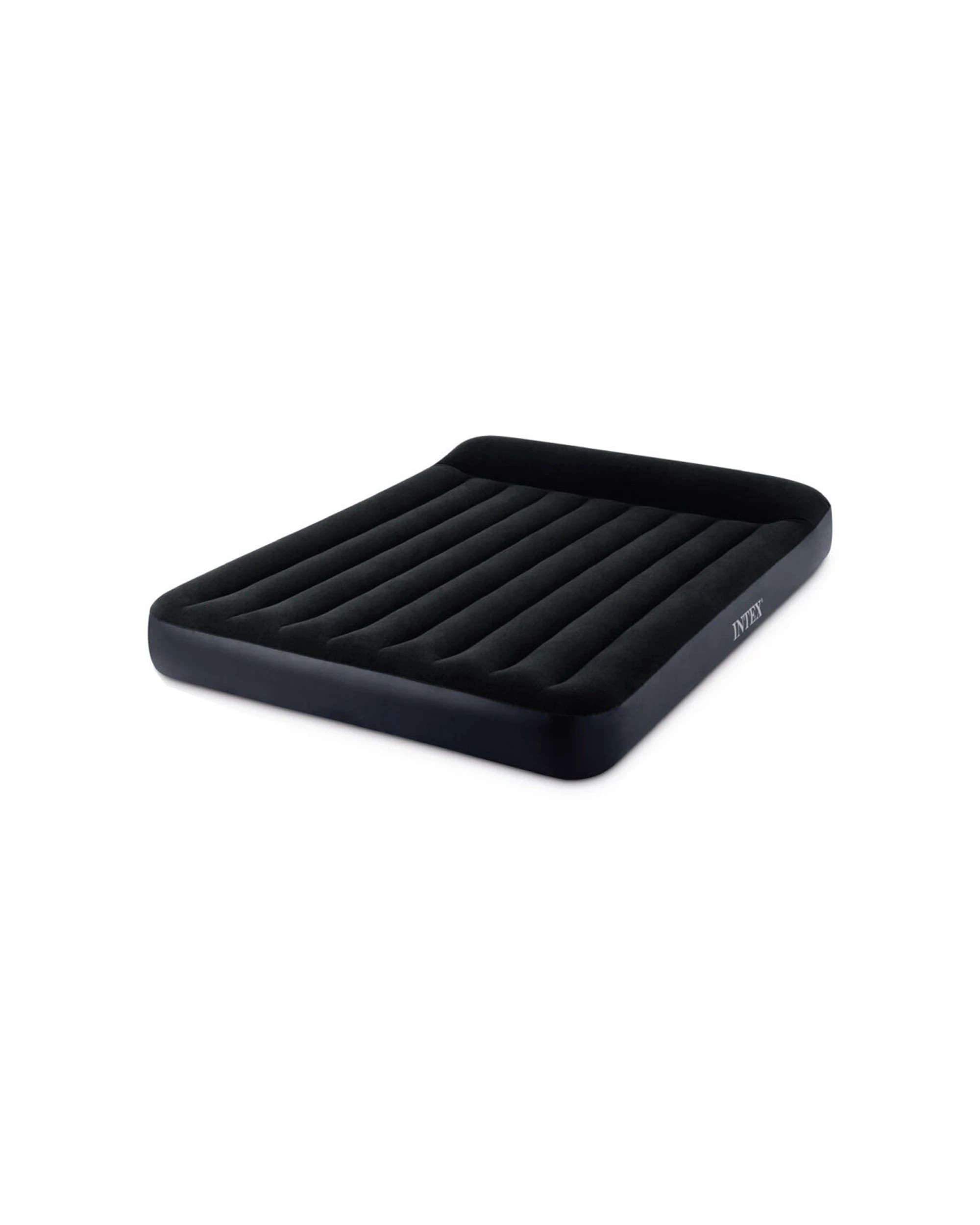 1 INTEX Pillow Rest Classic Airbed Built-In Electric Pump - Queen Bed - Black, 1 of 2