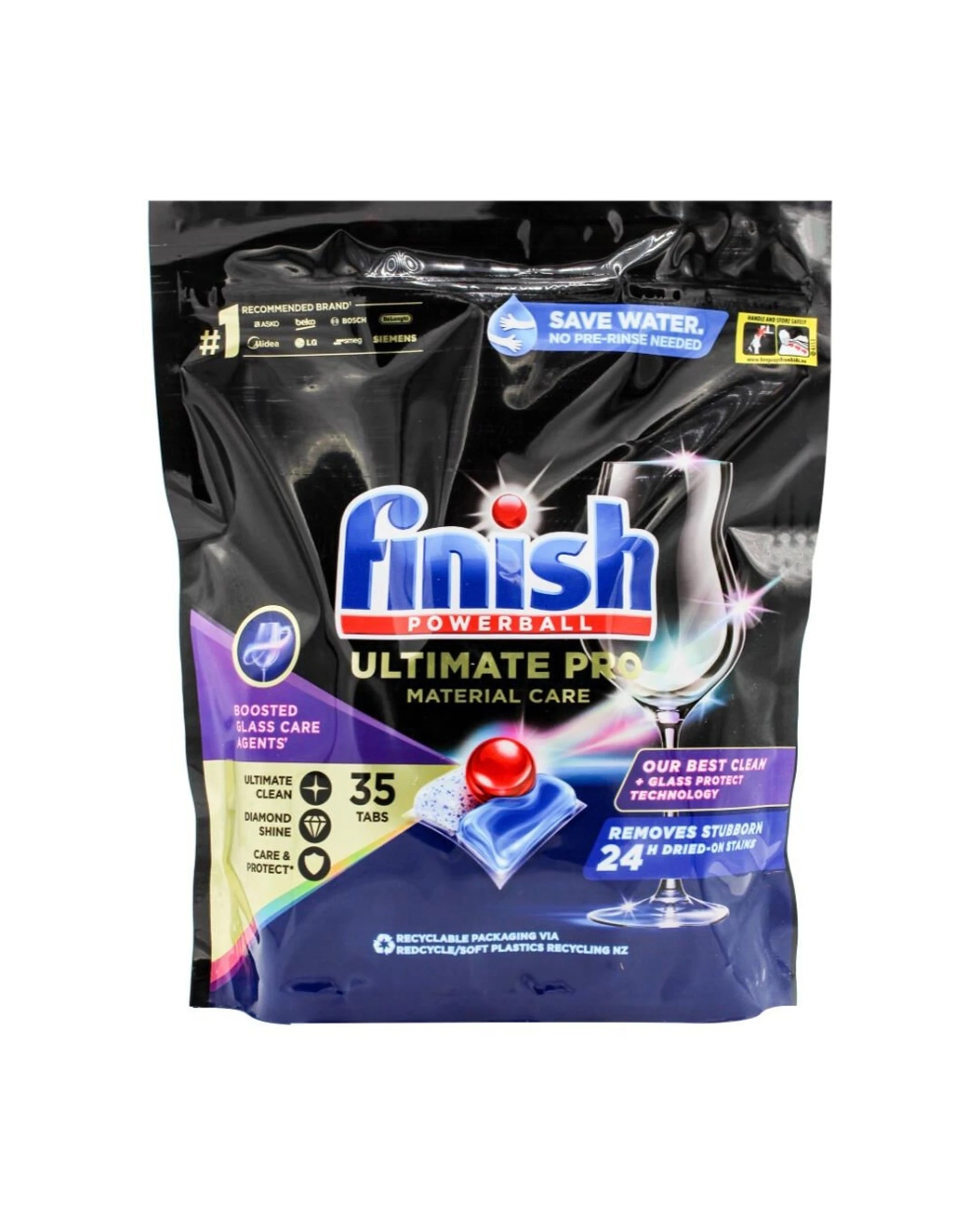2 Finish Powerball Dishwashing Tablets Ultimate Pro 3x 35pc Material Care, 2 of 3