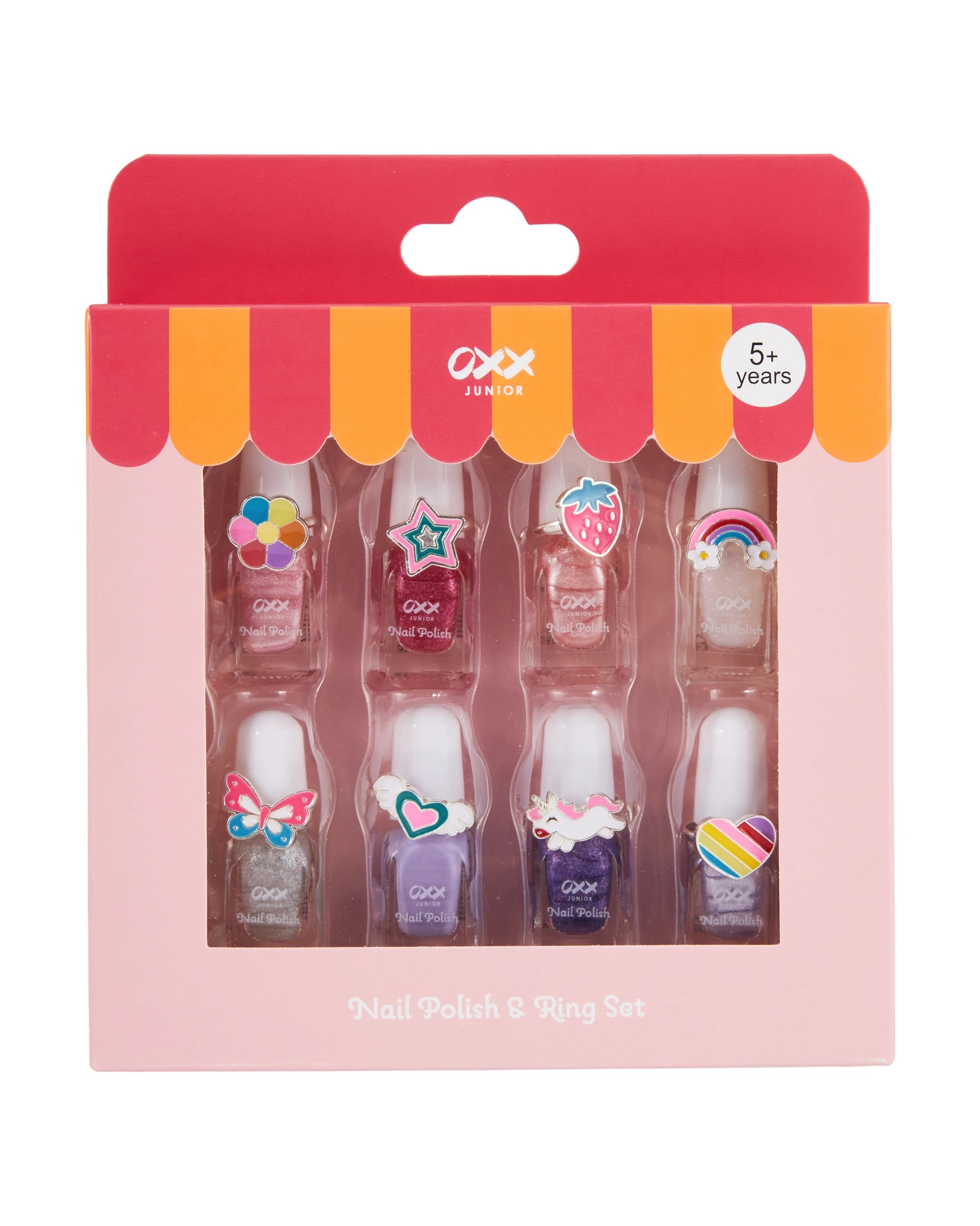 1 OXX Junior Nail Polish and Ring Set, 1 of 5