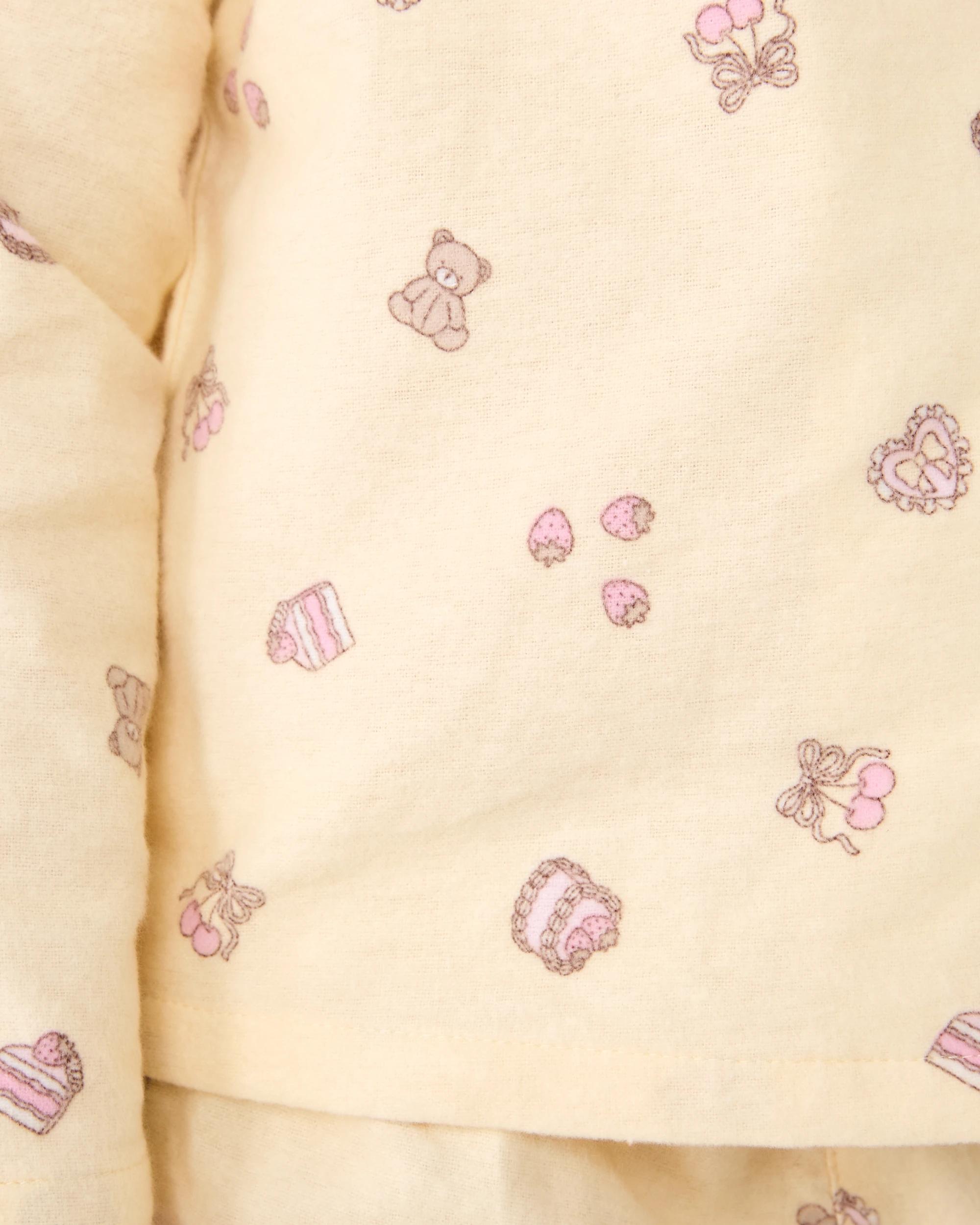 5 Flannel Pyjama Set Ylw Swet, 5 of 8