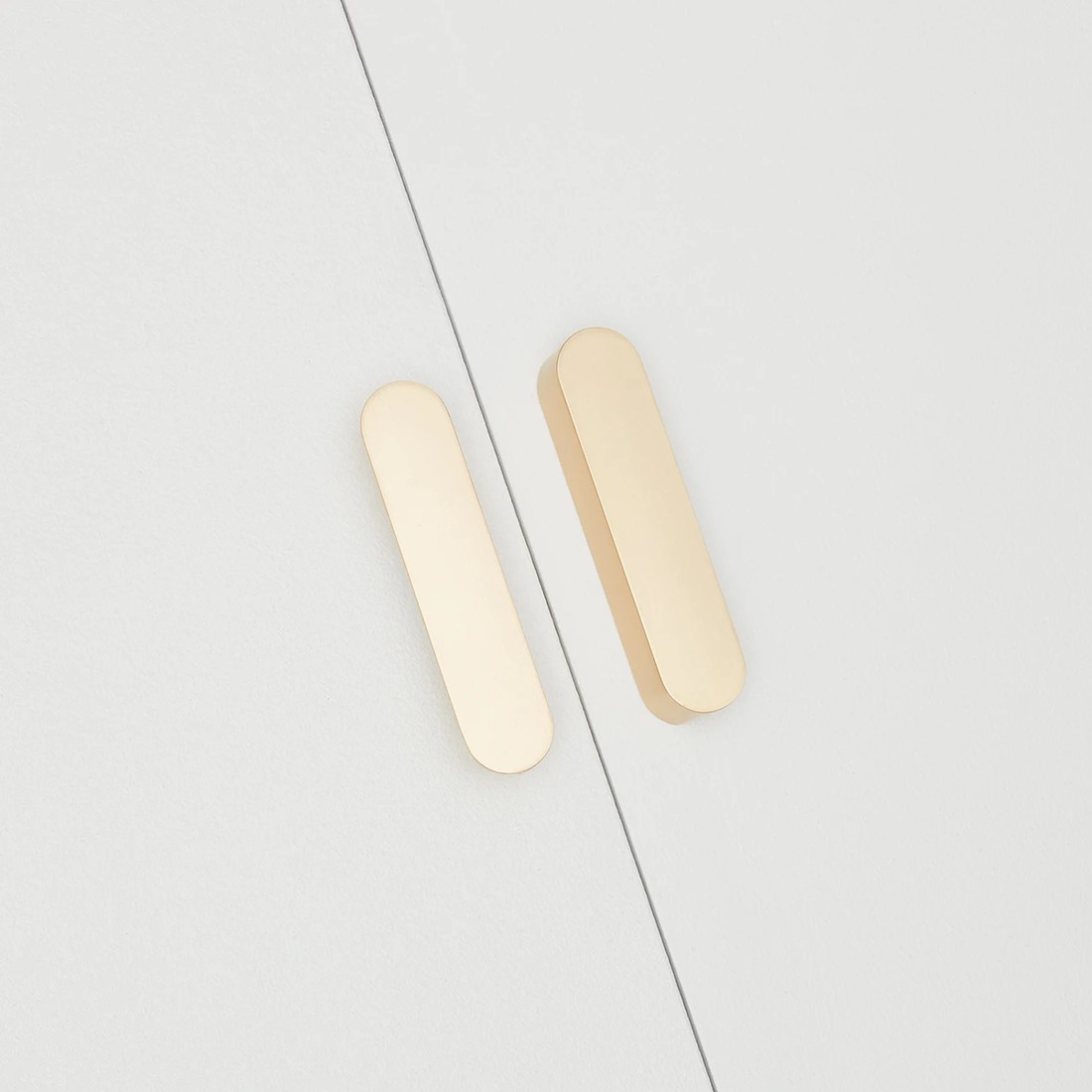 2 2 Pack Lozenge Handles - Gold Look, 2 of 10