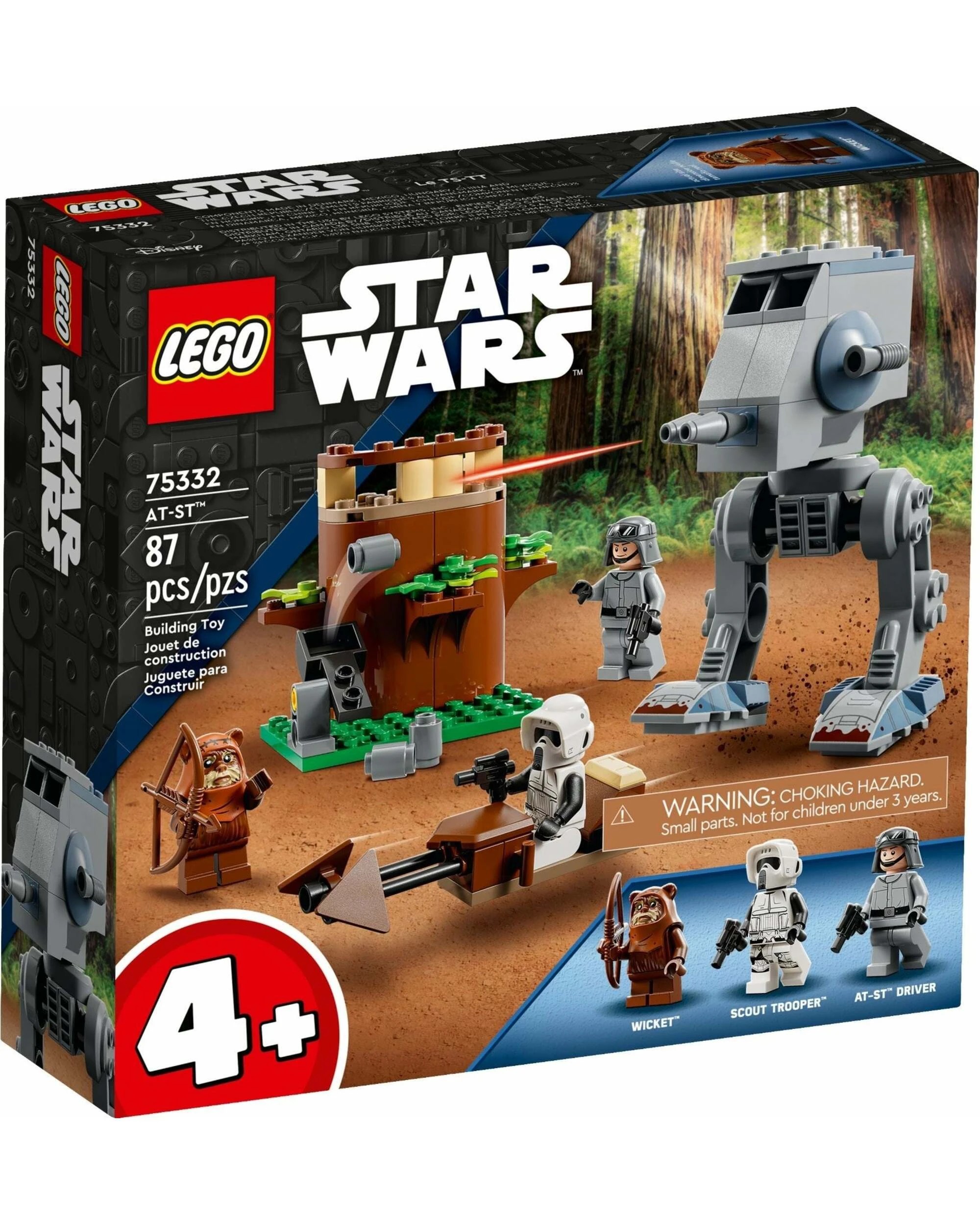 1 LEGO 75332 AT-ST Walker 4+ Set - Star Wars Endor Battle, 1 of 5