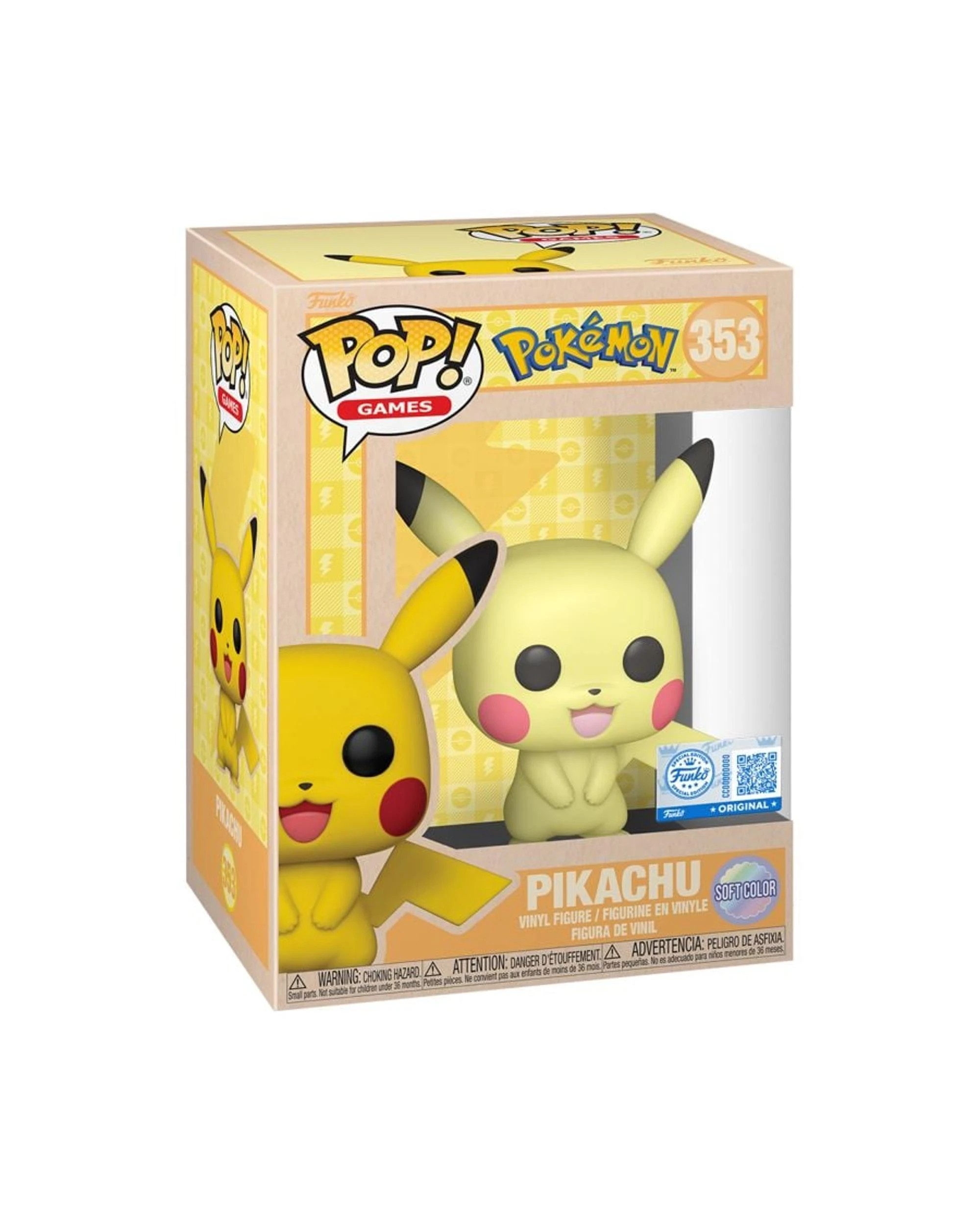3 Pokemon Pikachu - Pastel -  Funko POP! Vinyl, 3 of 3