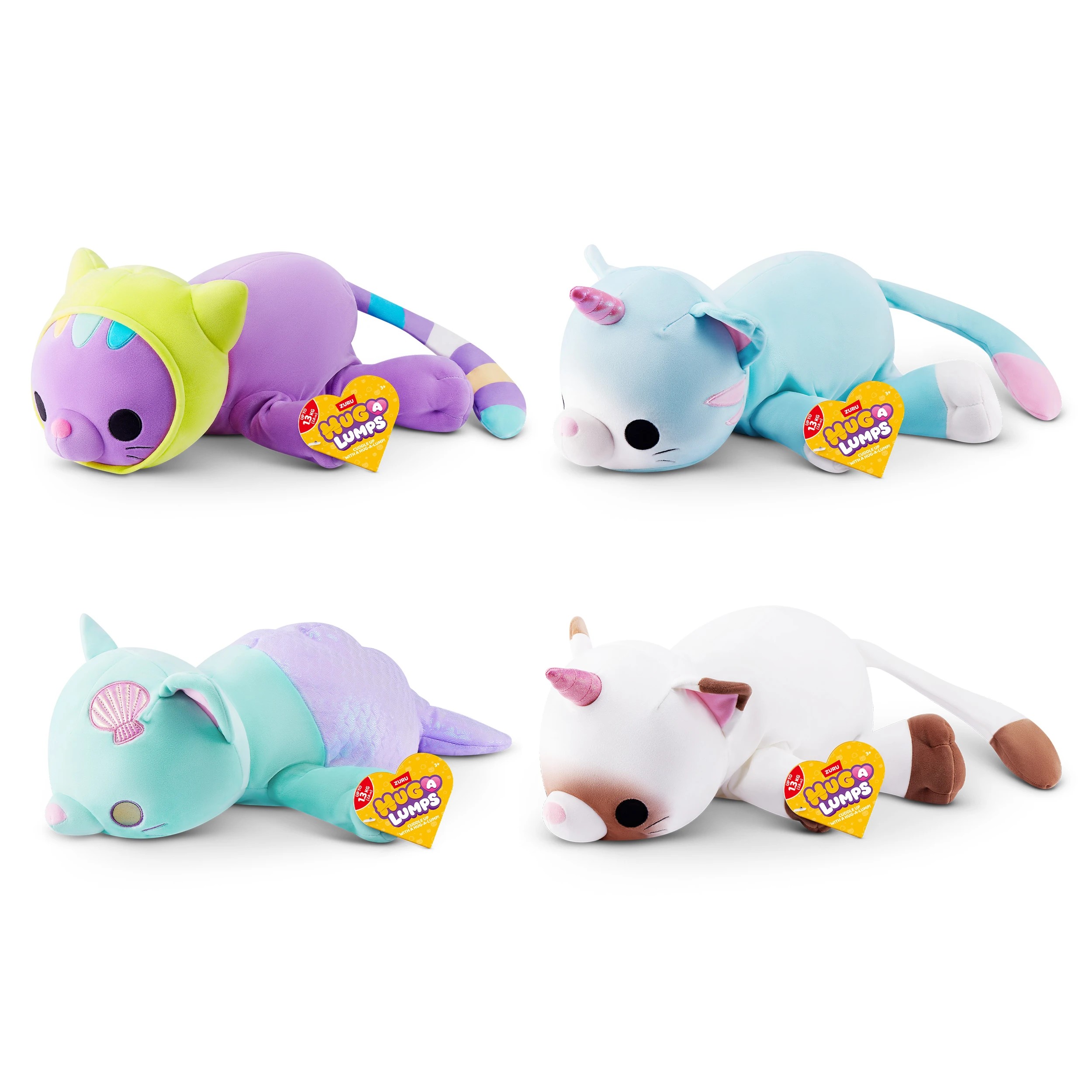 1 ZURU Hug-A-Lumps Plush Toy - Medium, Assorted, 1 of 5