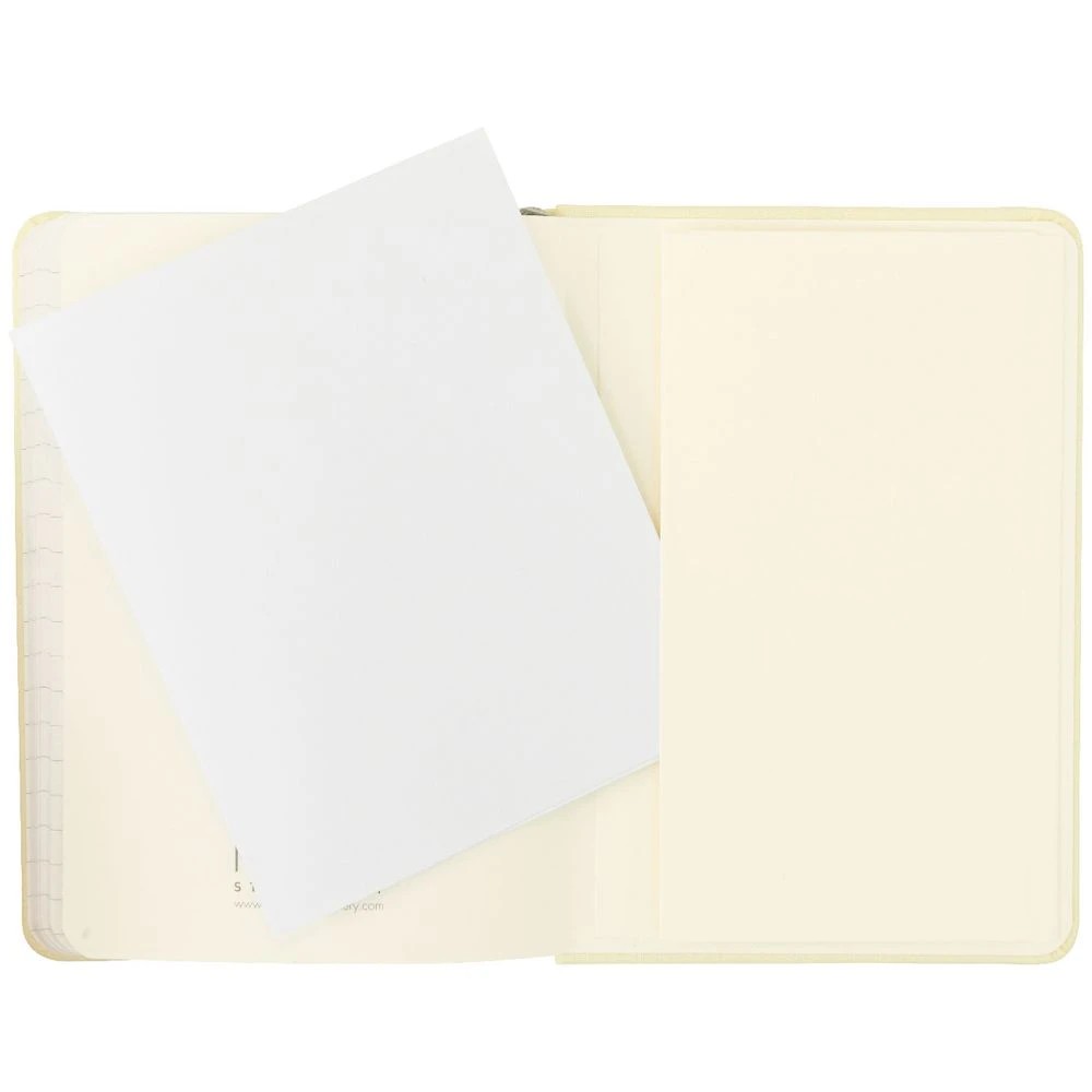 5 Modena A6 Linen Ruled Notebook Buttermilk, 5 of 5