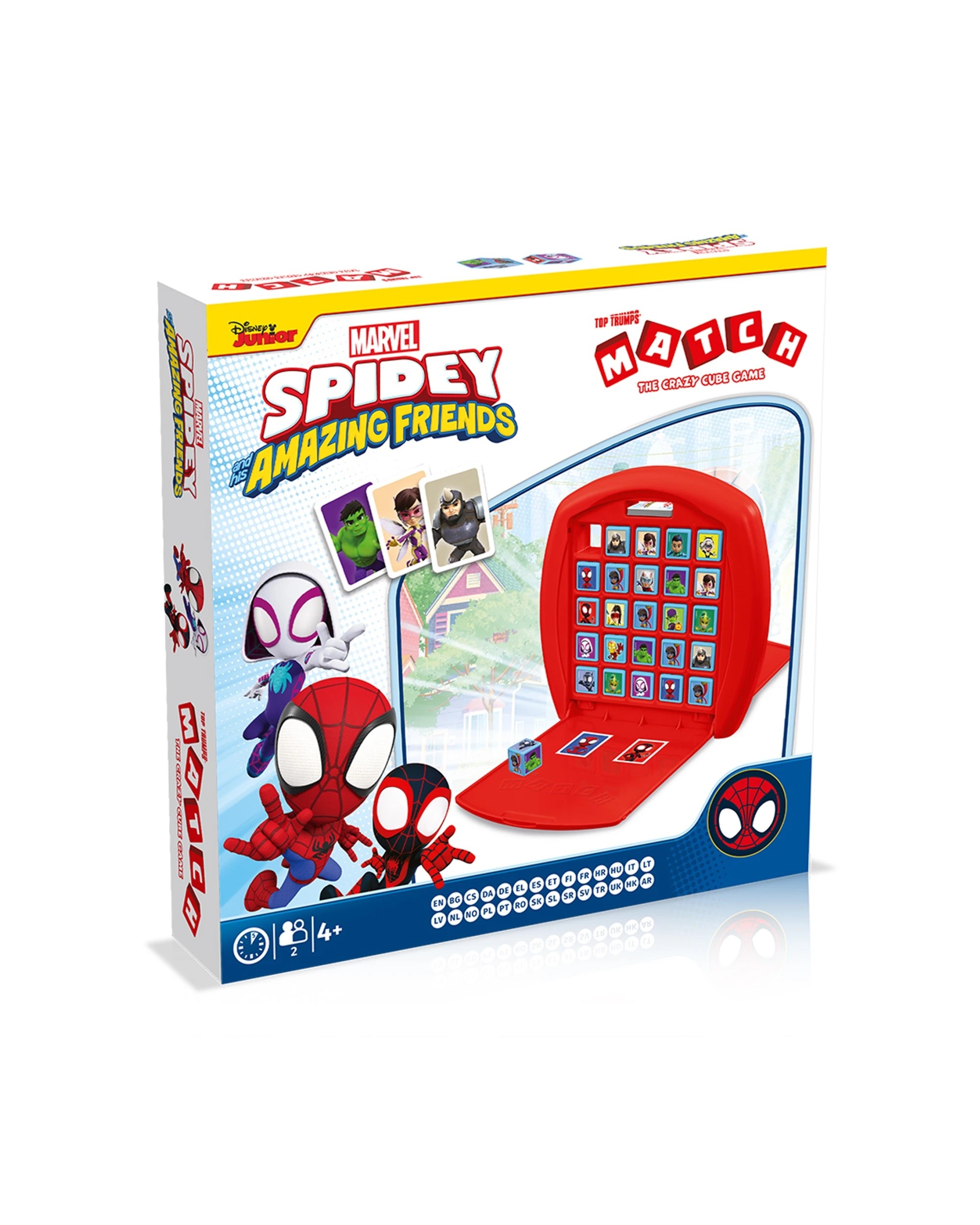 4 TOP TRUMPS Match Spidey And His Amazing Friends Tabletop Board Game - Multi, 4 of 4