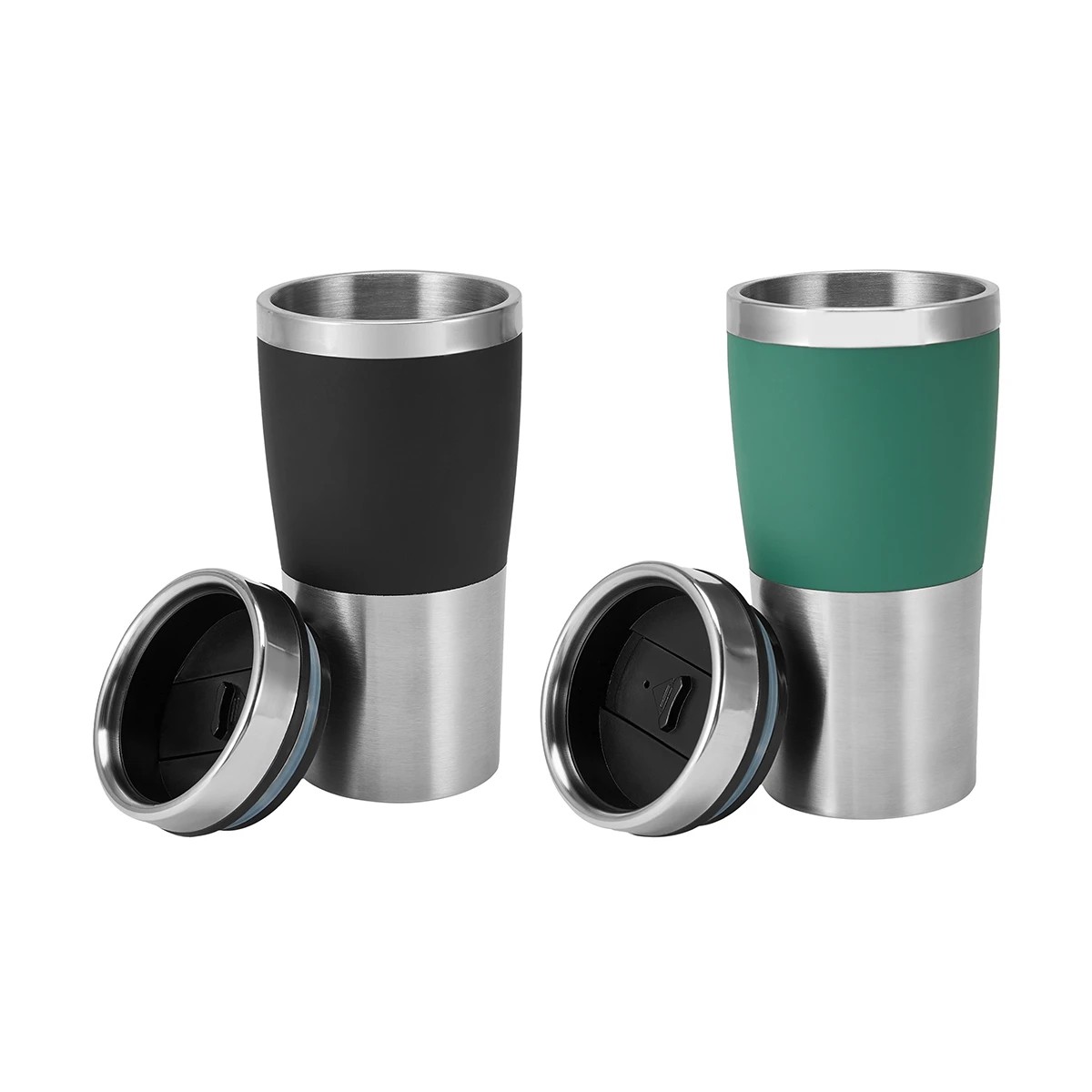 4 450ml Double Wall Travel Mug - Assorted, 4 of 10