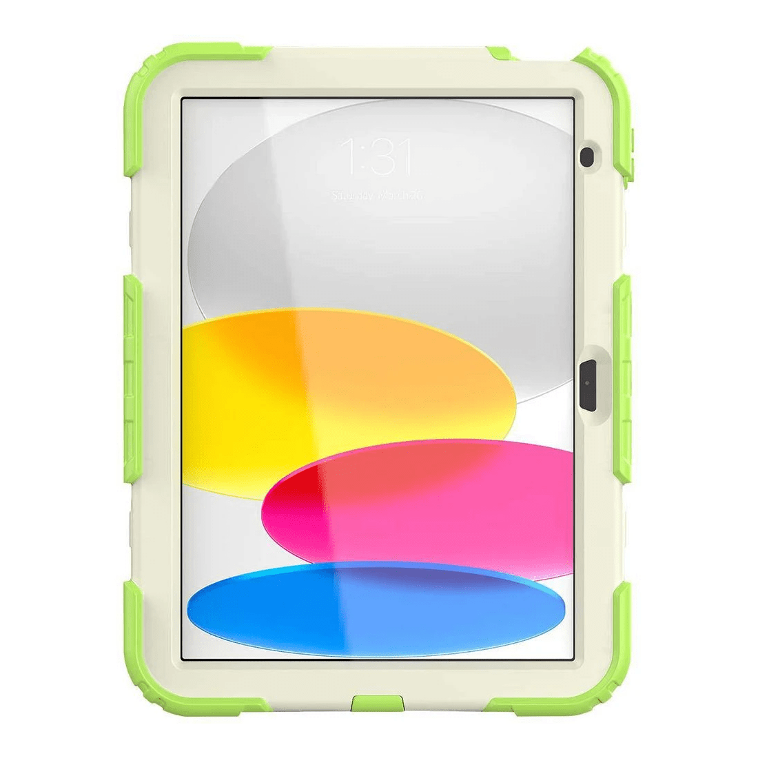 8 Studymate Bumper Case iPad A16/10th Gen 10.9" Green w handle, 8 of 10