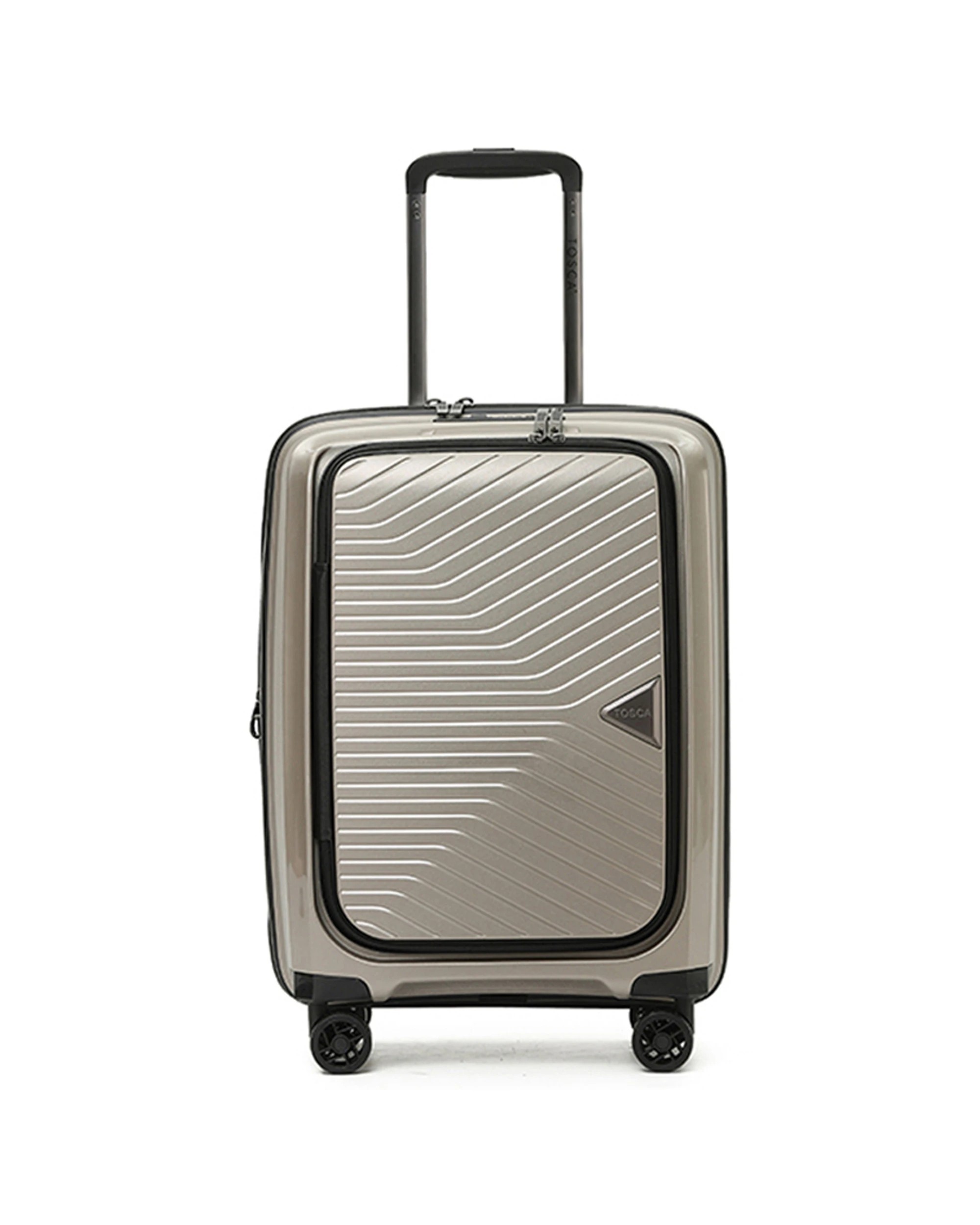 1 Tosca Space X 20" Travel Luggage Carry On Suitcase - Gold, 1 of 6