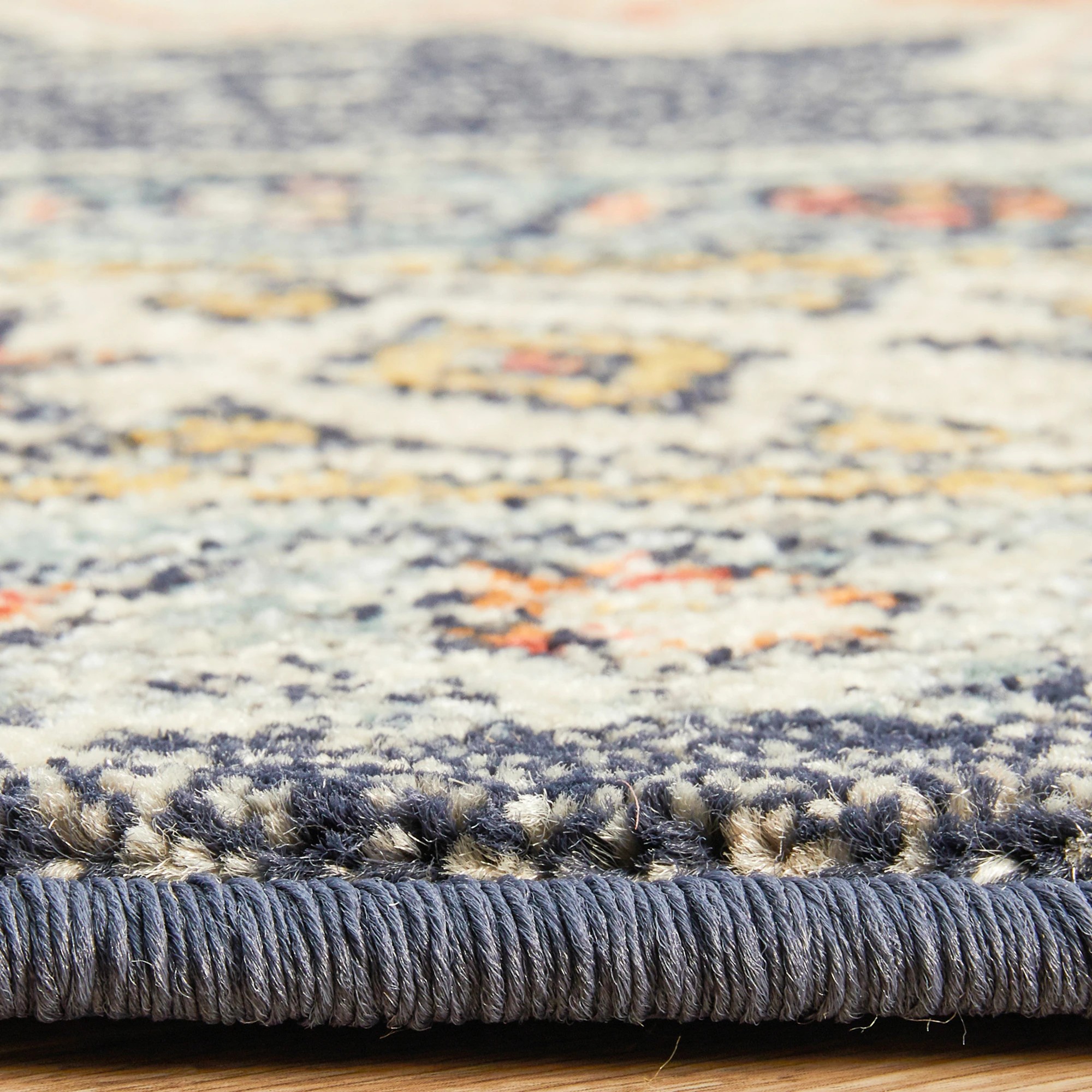 7 Common Ground Rugs Eterna 855 200x200cm - Medium Round Rug - Blue, 7 of 8