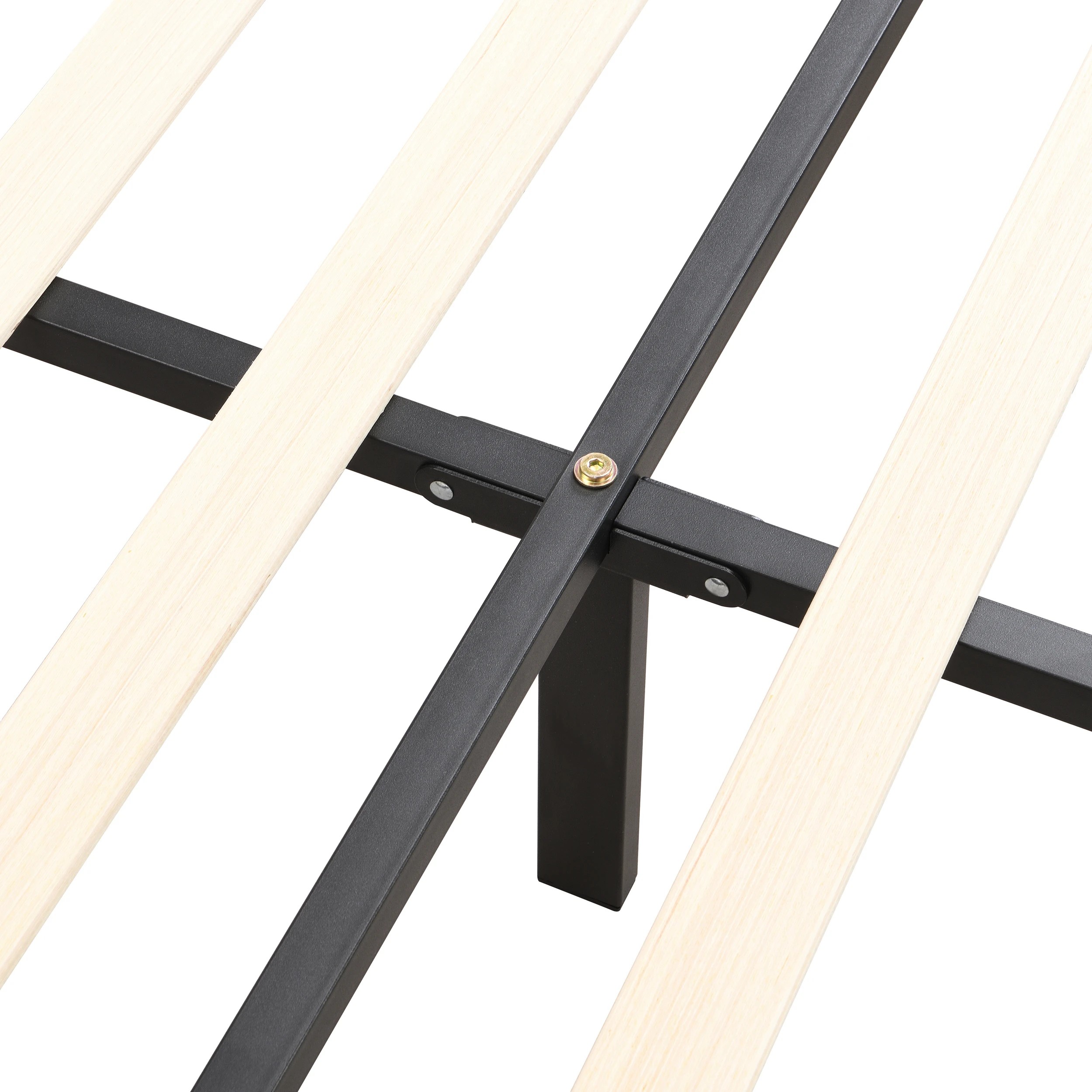 7 IHOMDEC BEF05 Velvet Crown Shape Queen Bed Frame - Pink - Pink, 7 of 10