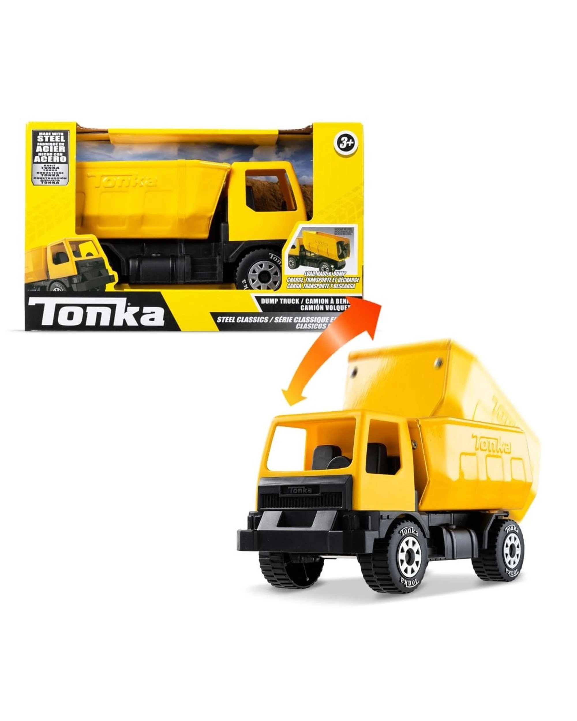 1 Tonka Steel Classics Dump Truck 1:32 Scale Vehicle, 1 of 9