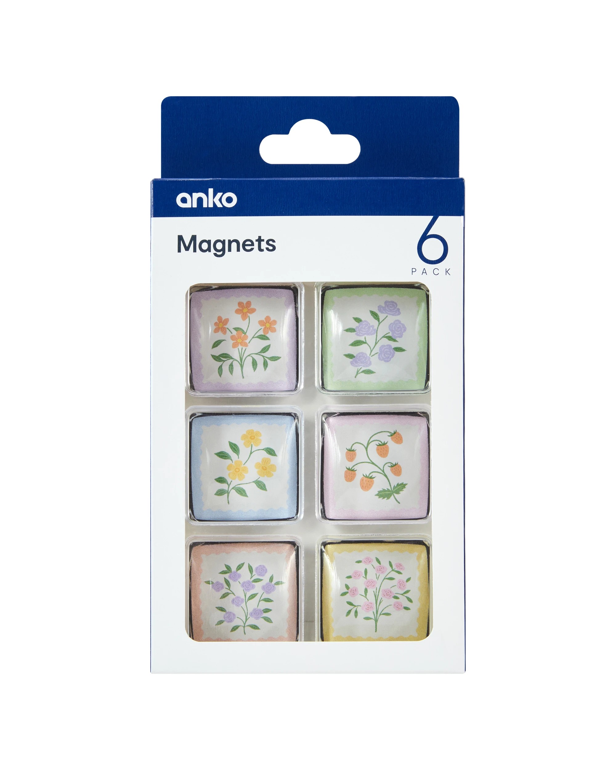 1 6 Pack Magnets - Flower, 1 of 6