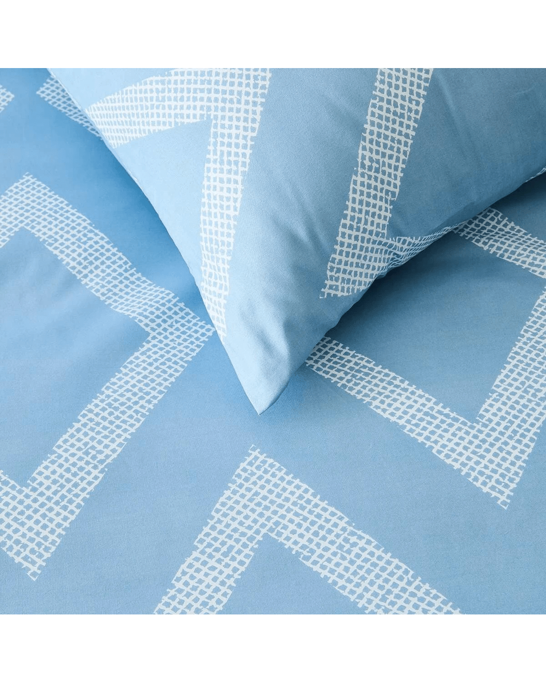 1 Jude Quilt Cover Set - Queen Bed, Blue, 1 of 6